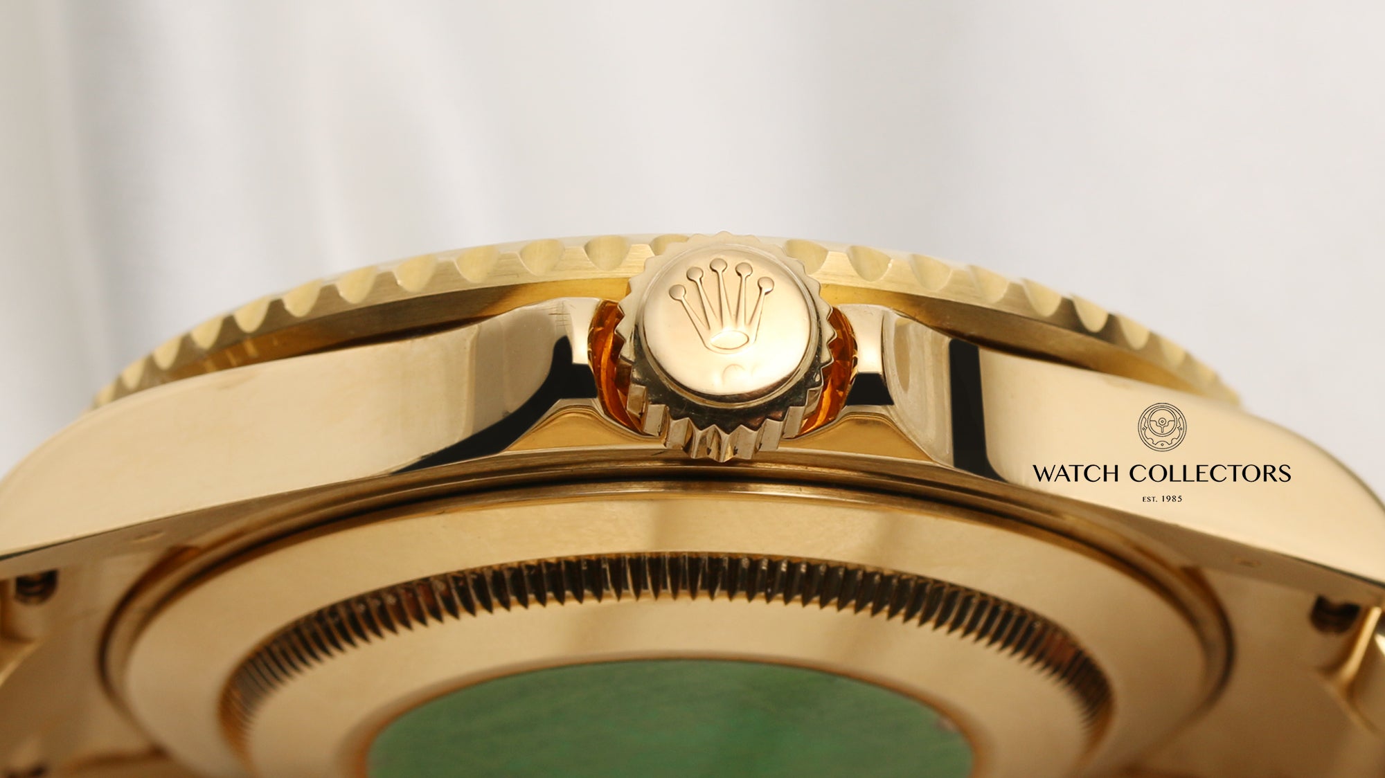 Full Set Rolex Submariner 16618 18K Yellow Gold Blue Second Hand Watch Collectors 5