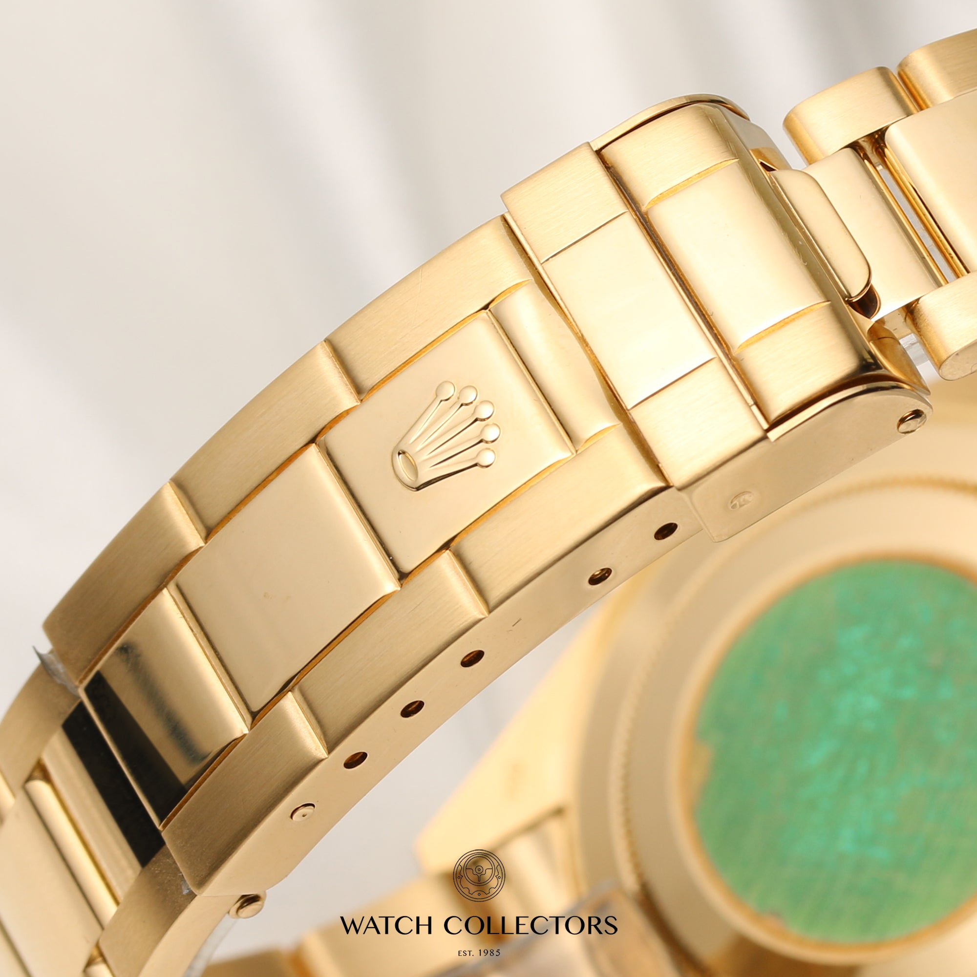 Full Set Rolex Submariner 16618 18K Yellow Gold Blue Second Hand Watch Collectors 8