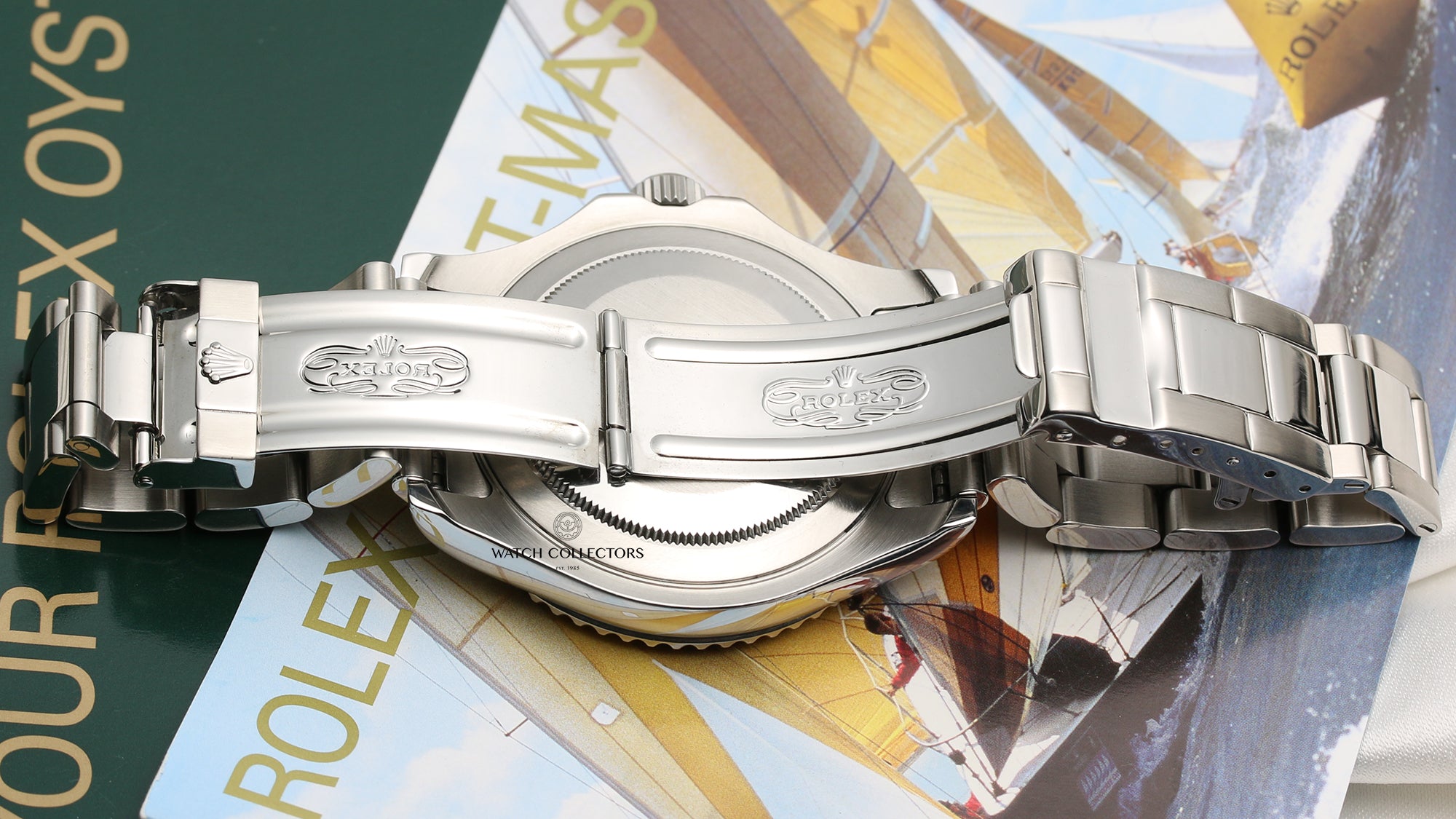 Full Set Rolex Yacht-Master 40 16622 Stainless Steel Platinum Second Hand Watch Collectors 8