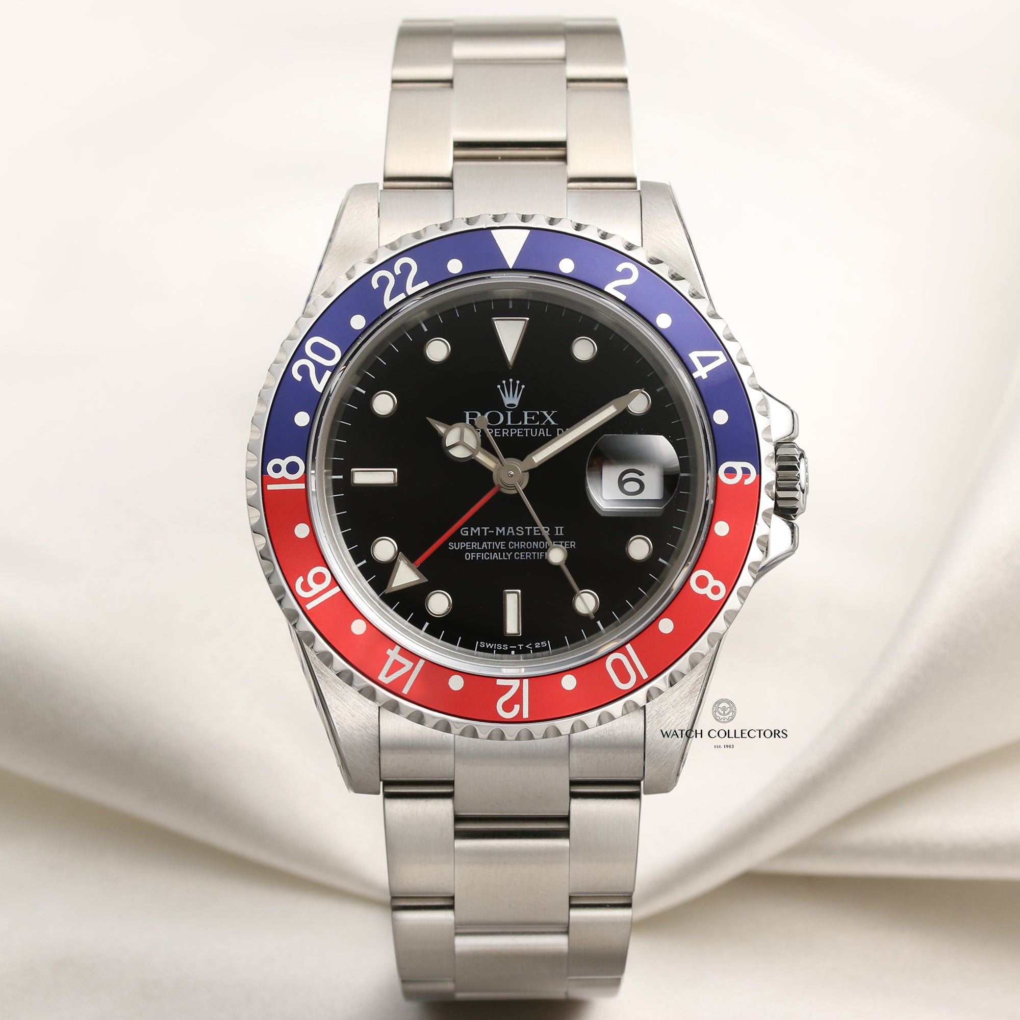 Full Set Service Sticker Rolex GMT-Master II 16710 Pepsi Stainless Steel Second Hand Watch Collectors 1