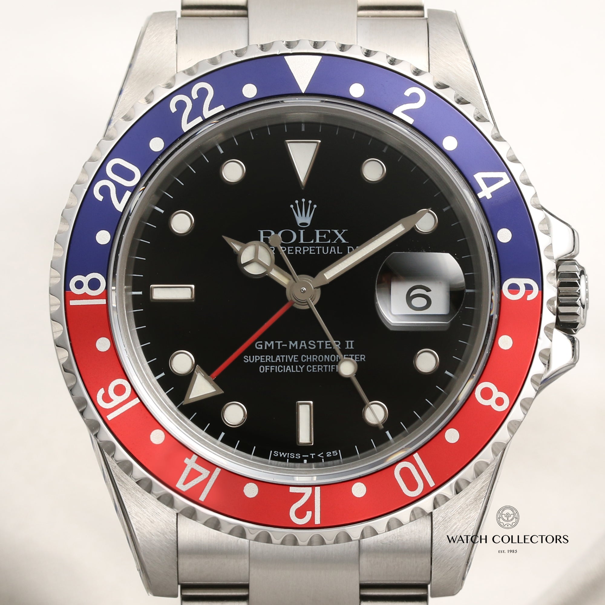Full Set Service Sticker Rolex GMT-Master II 16710 Pepsi Stainless Steel Second Hand Watch Collectors 2