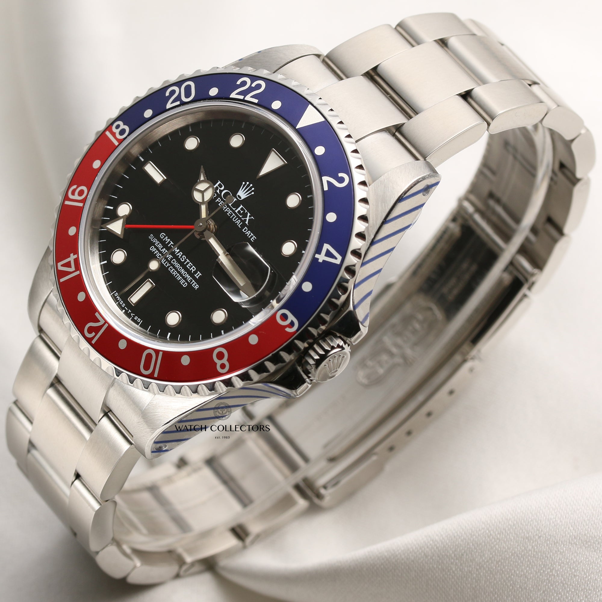 Full Set Service Sticker Rolex GMT-Master II 16710 Pepsi Stainless Steel Second Hand Watch Collectors 3