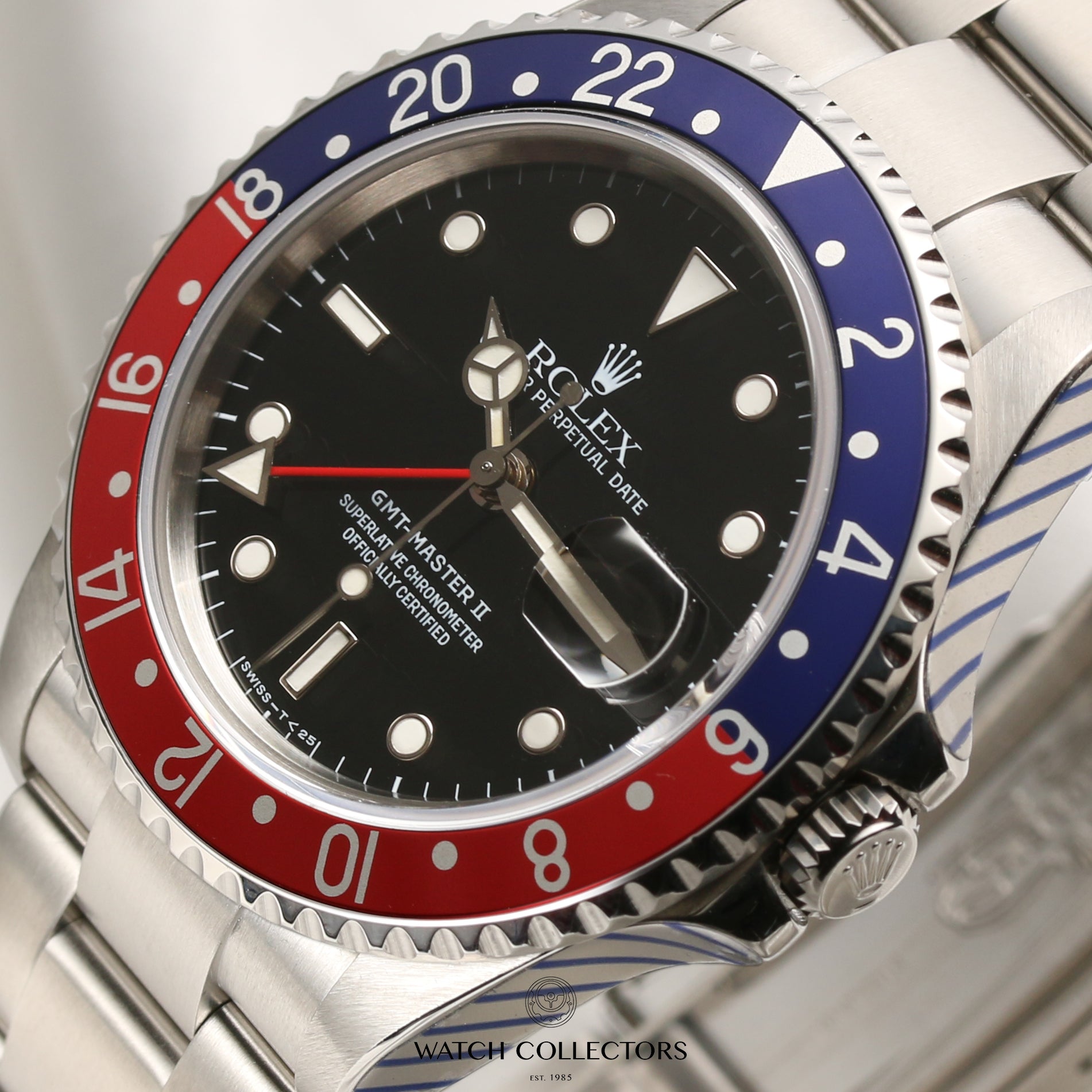 Full Set Service Sticker Rolex GMT-Master II 16710 Pepsi Stainless Steel Second Hand Watch Collectors 4