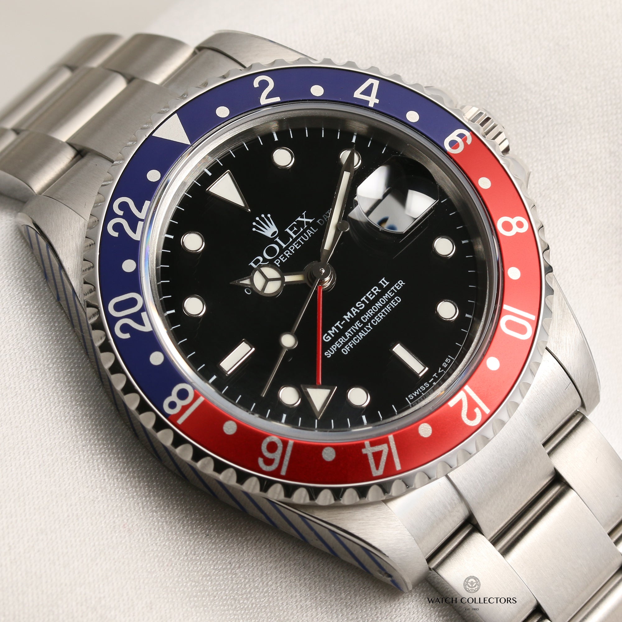 Full Set Service Sticker Rolex GMT-Master II 16710 Pepsi Stainless Steel Second Hand Watch Collectors 5