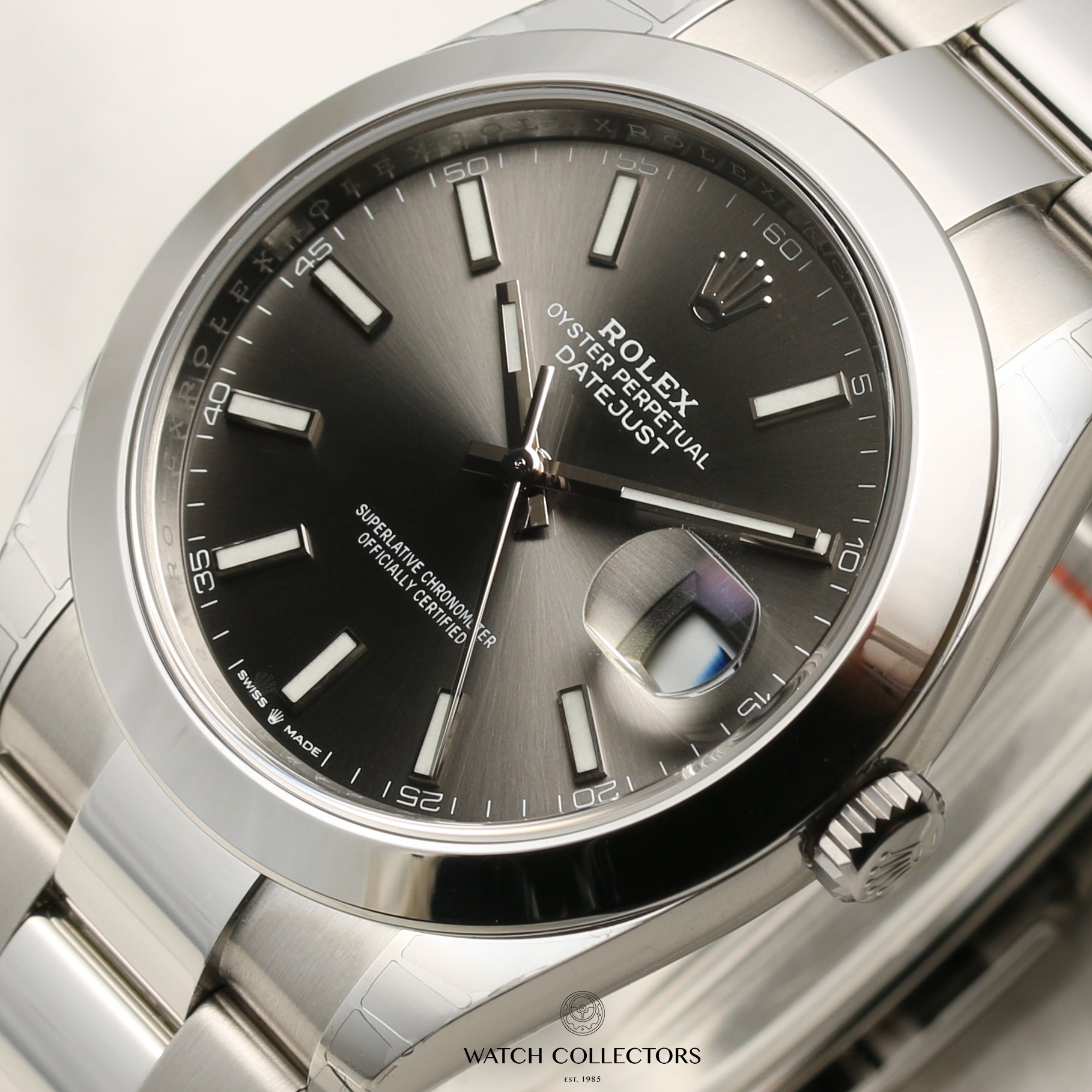 Full Set Unworn Rolex DateJust 41 126300 Rhodium Dial Stainless Steel Second Hand Watch Collectors 4