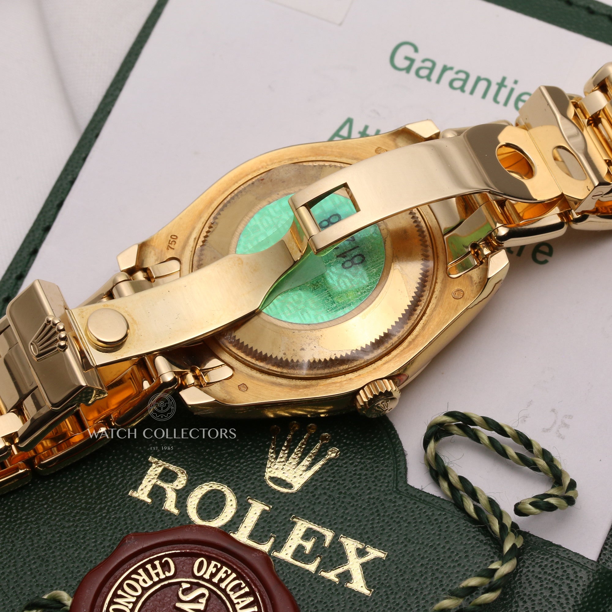 Full-Set-Unworn-Rolex-DateJust-PearlMaster-Masterpiece-81208-18K-Yellow-Gold-Midsize-Second-Hand-Watch-Collectors-7