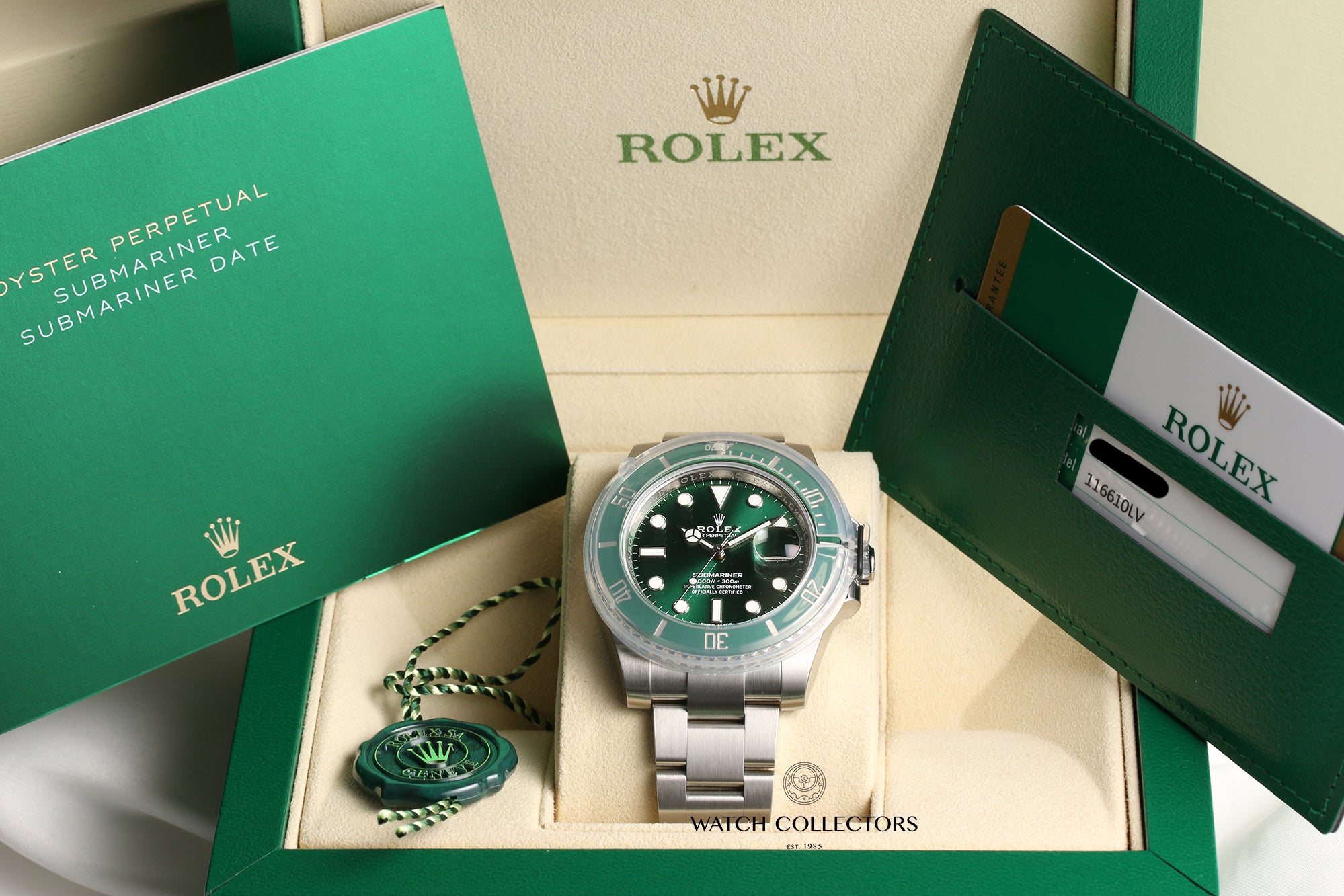 Full-Set-Unworn-Rolex-Submariner-116610LV-Hulk-Stainless-Steel-Second-Hand-Watch-Collectors 121 (11)