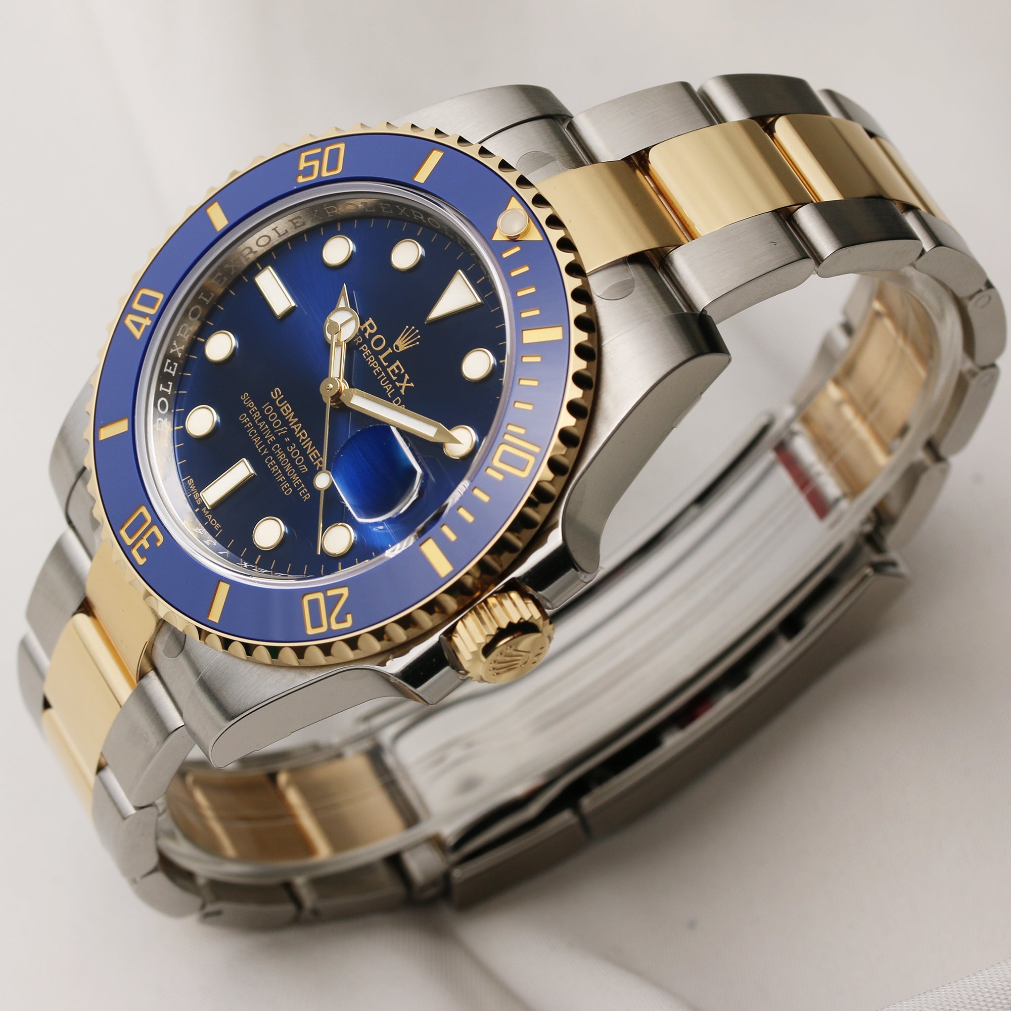 Full Set Unworn Rolex Submariner 116613LB 2018 Steel & Gold Second Hand Watch Collectors (3)