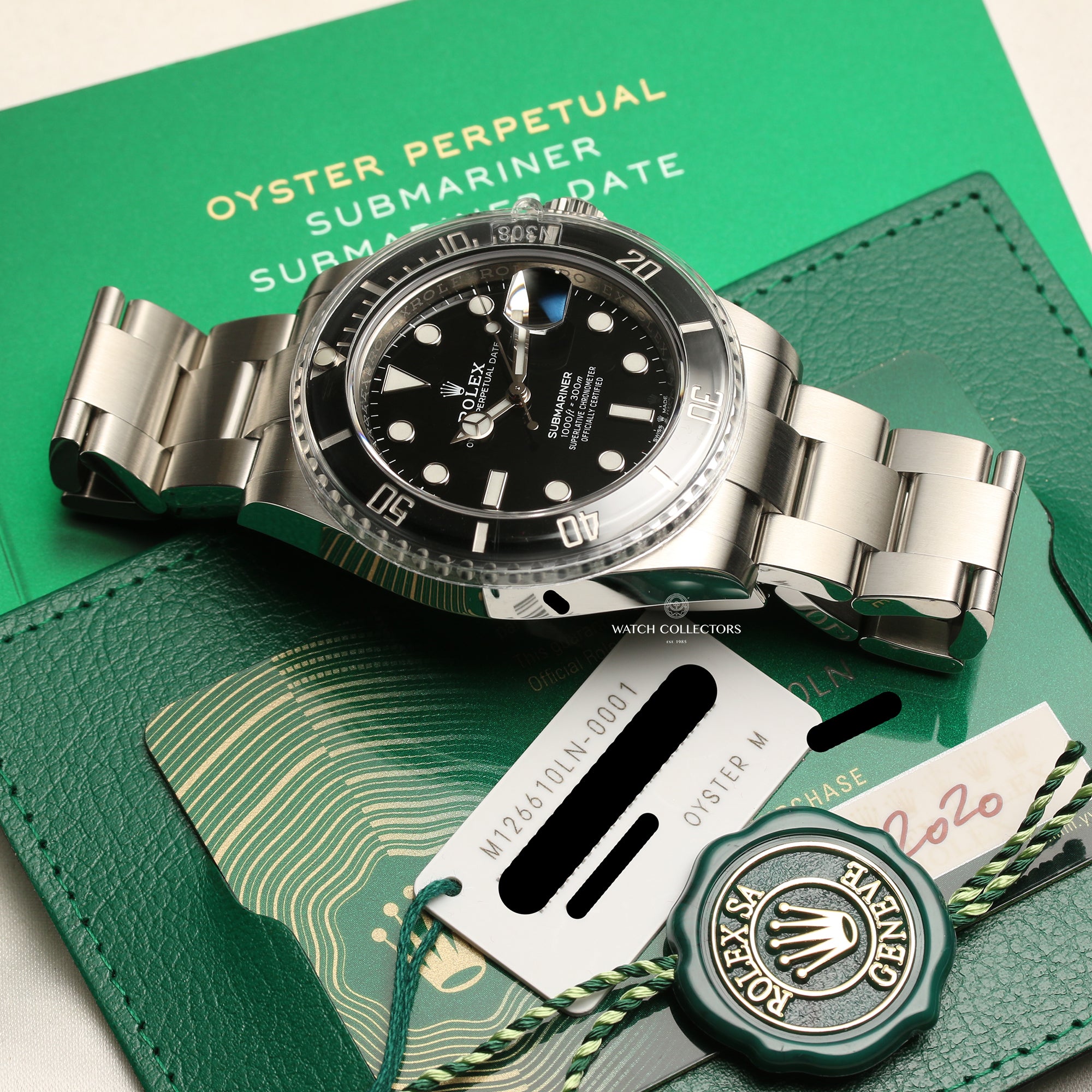 Full Set Unworn Rolex Submariner 126610LN Stainless Steel Ceramic Second Hand Watch Collectors 10