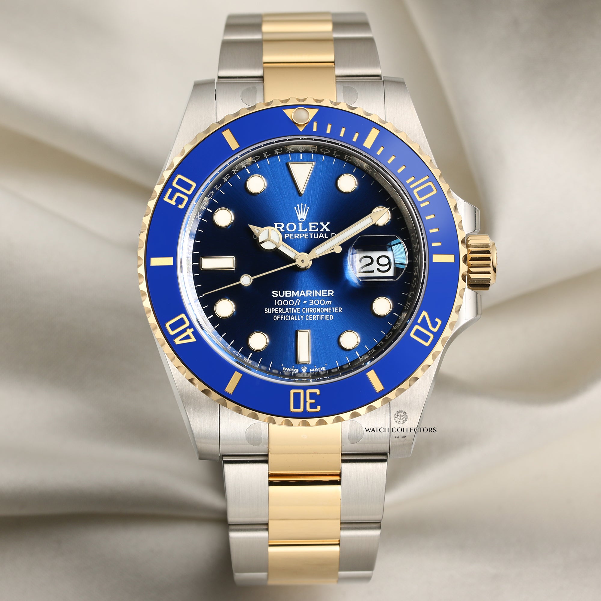 Rolex submariner 2020 blue gold Clearance