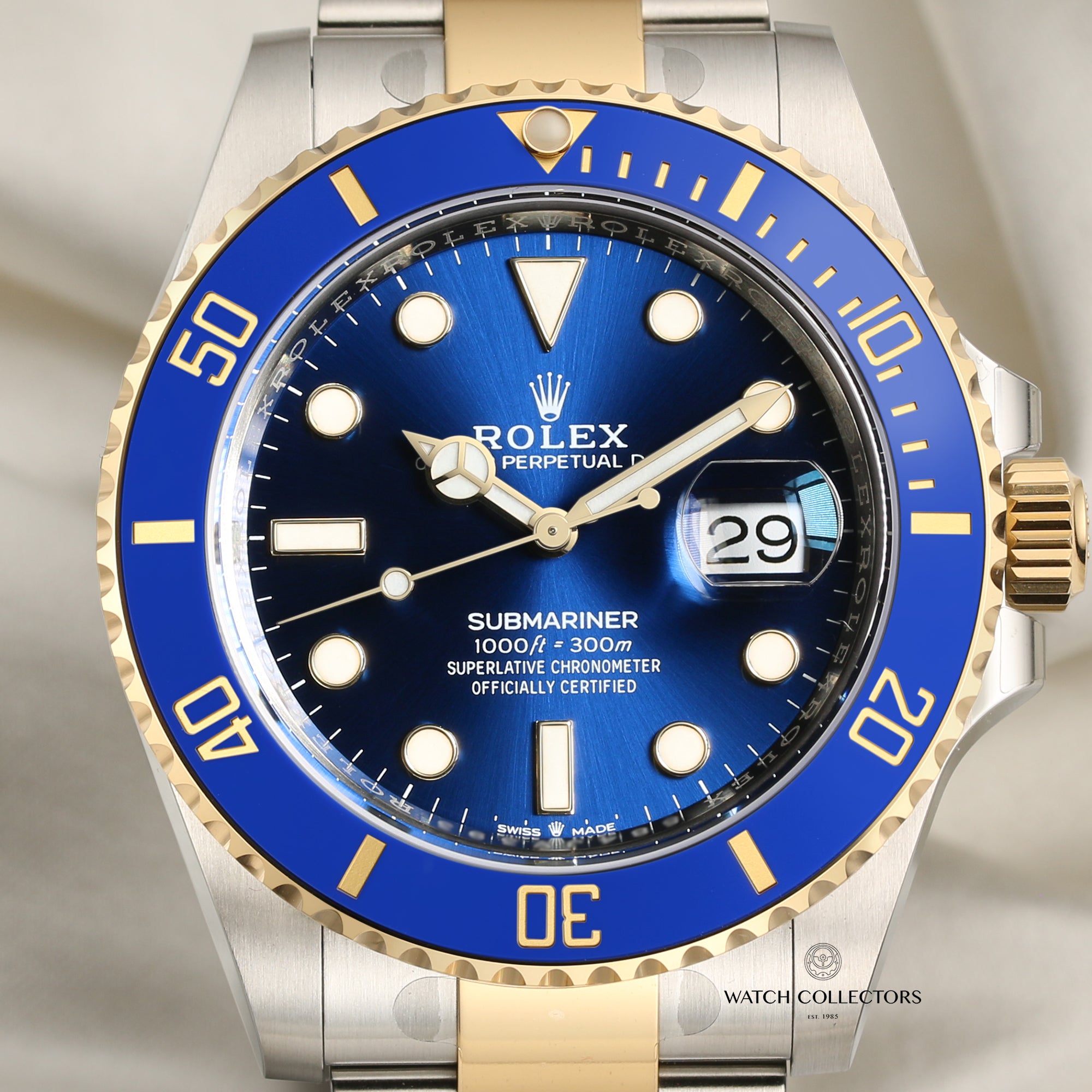 Full Set Unworn Rolex Submariner 126613LB Steel & Gold Blue Ceramic Second Hand Watch Collectors 2