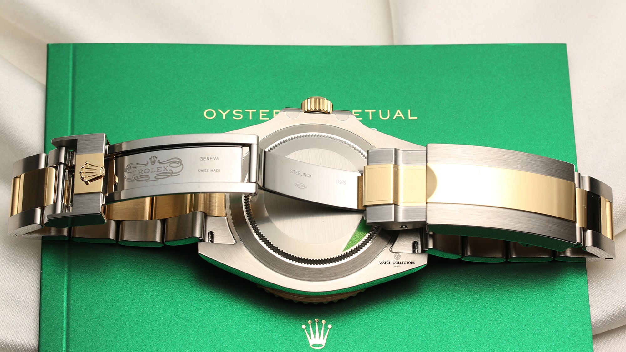 Full Set Unworn Rolex Submariner 126613LB Steel & Gold Blue Ceramic Second Hand Watch Collectors 8