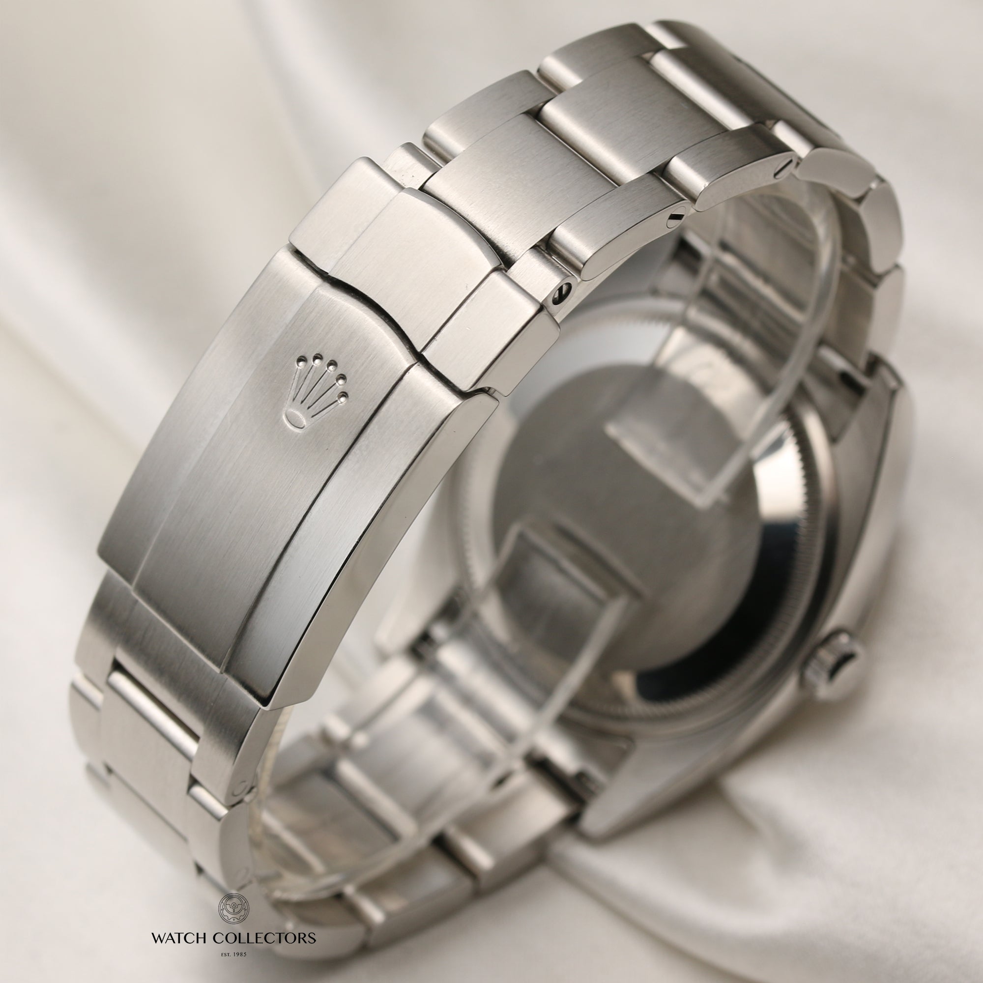 Fullset Rolex Air-King 114200 Pink Dial Stainless Steel Second Hand Watch Collectors 6