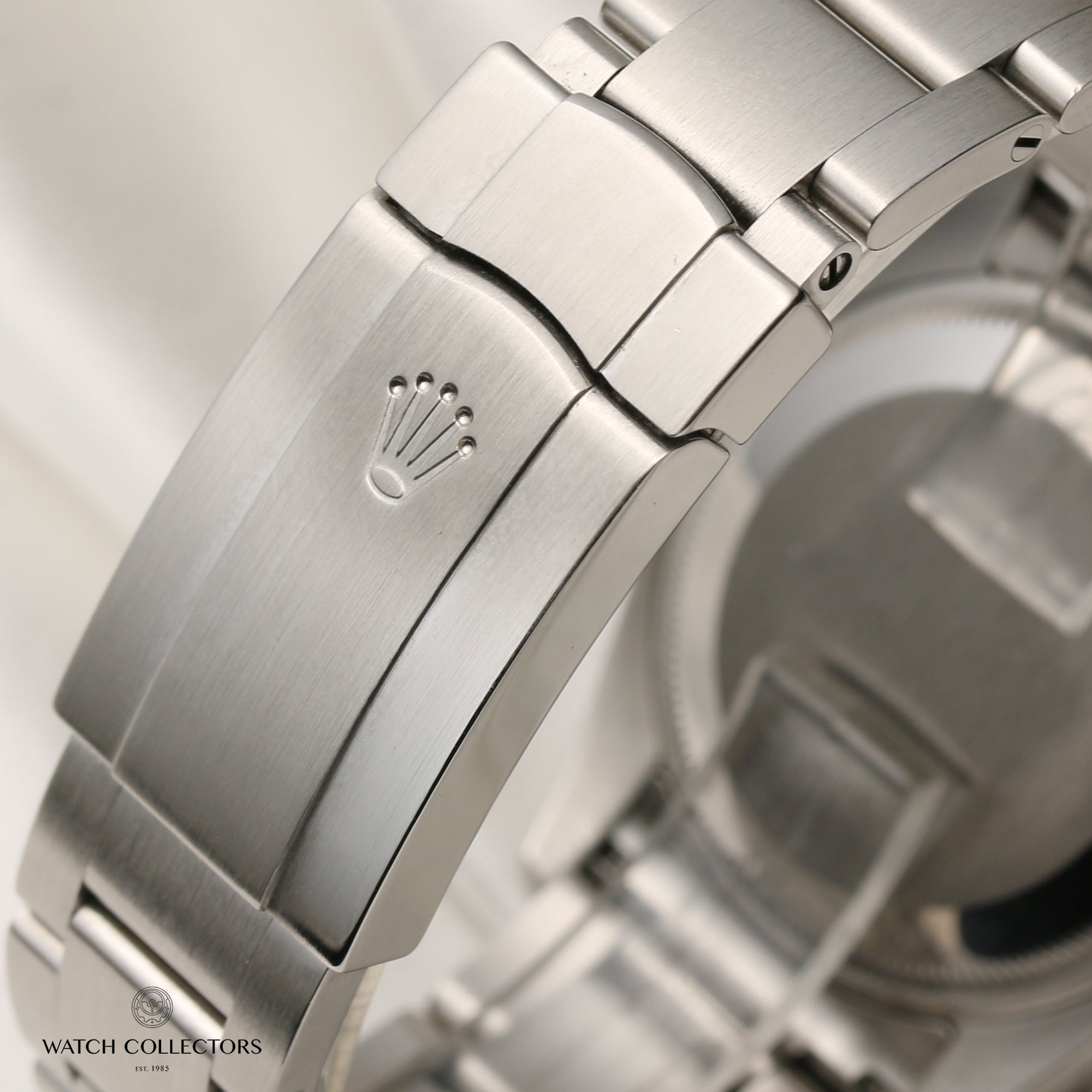 Fullset Rolex Air-King 114200 Pink Dial Stainless Steel Second Hand Watch Collectors 8