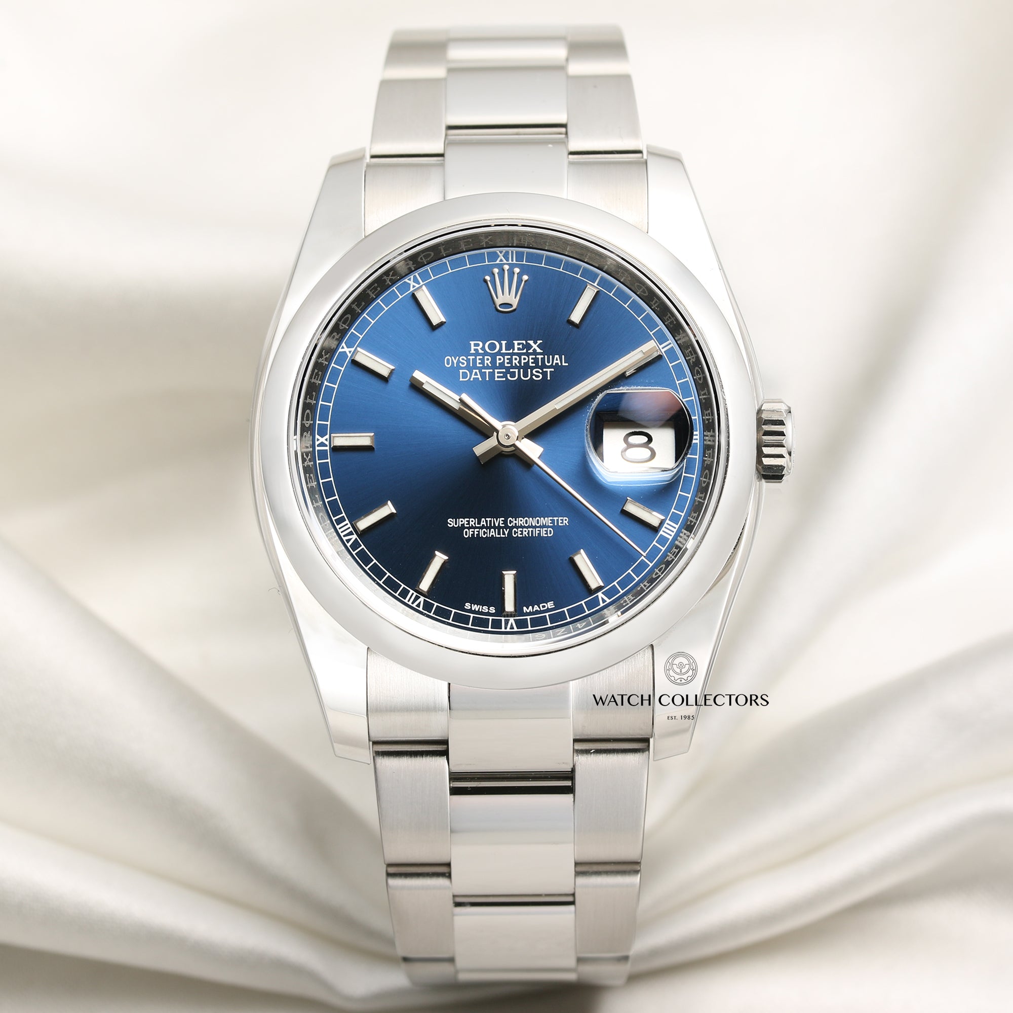 Fullset Rolex DateJust 116200 Stainless Steel Second Hand Watch Collectors 1