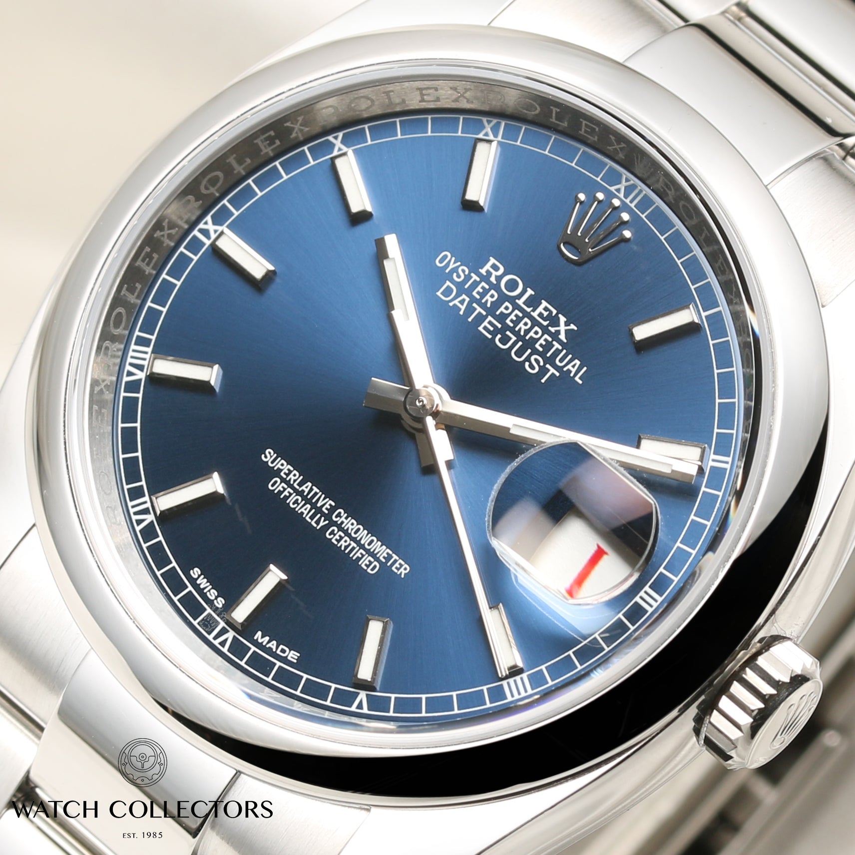 Fullset Rolex DateJust 116200 Stainless Steel Second Hand Watch Collectors 4