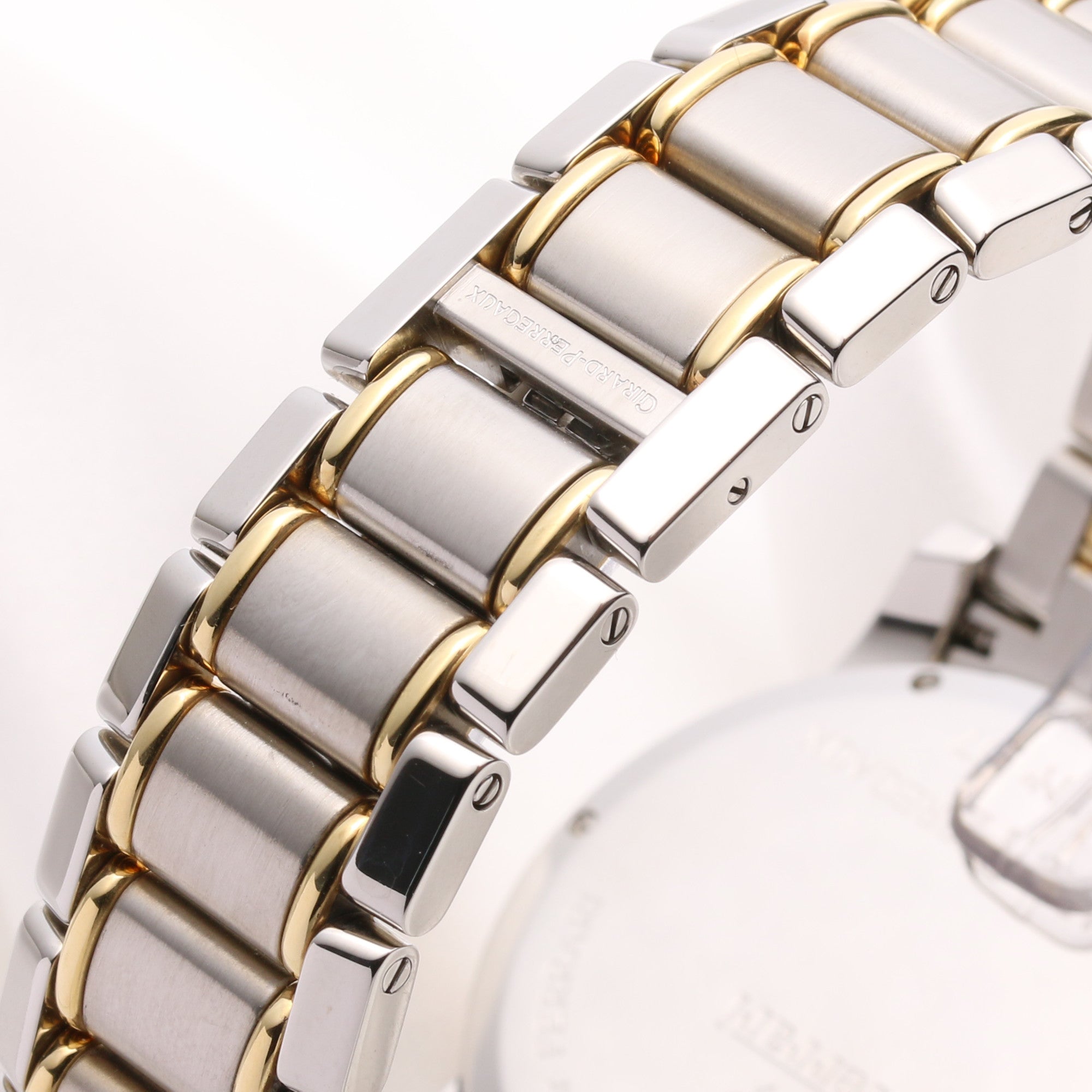 Girard Perregaux Ferrari Chronograph Steel & 18k Yellow Gold Second Hand Watch Collectors 6