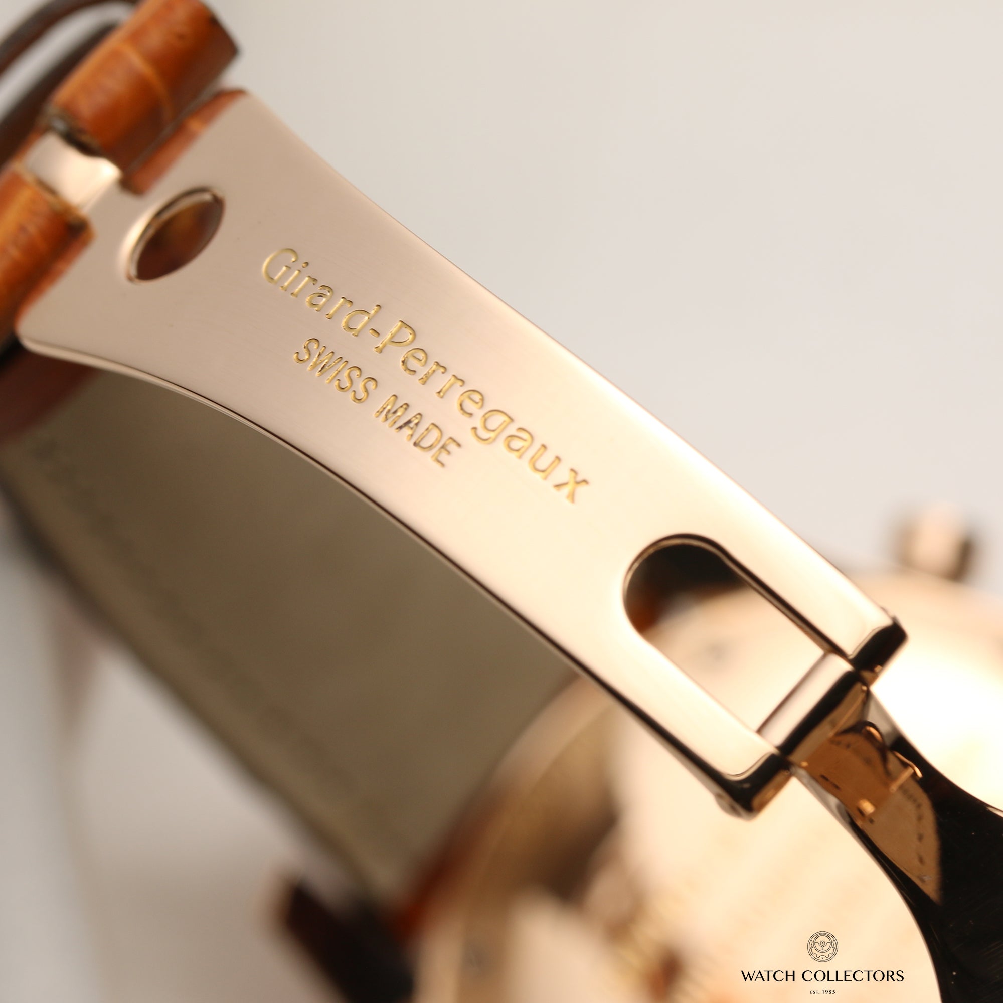 Girrard Perregaux Foudroyante 18K Rose Gold Second Hand Watch Collectors 7