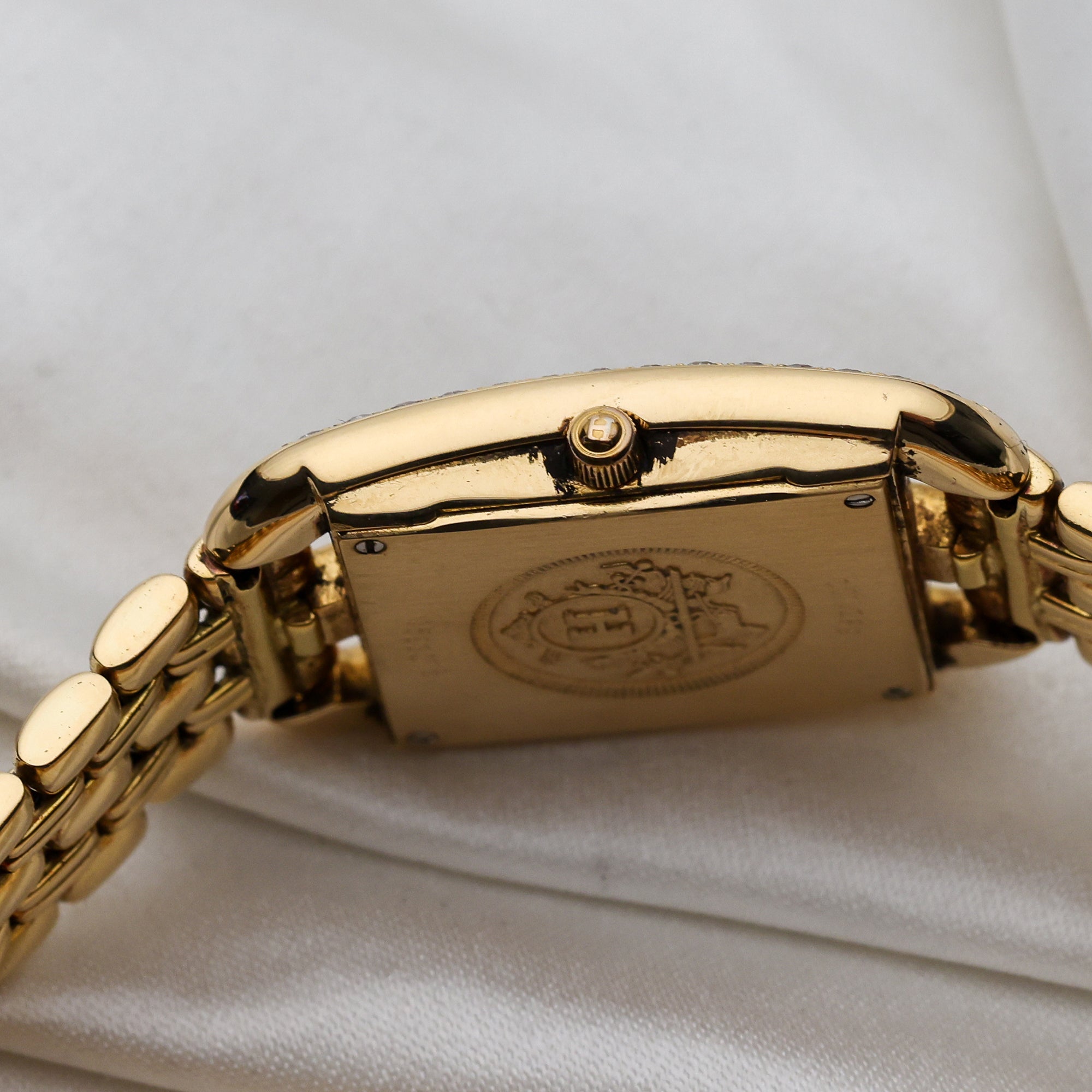 Hermes 18K Yellow Gold Second Hand Watch Collectors 5