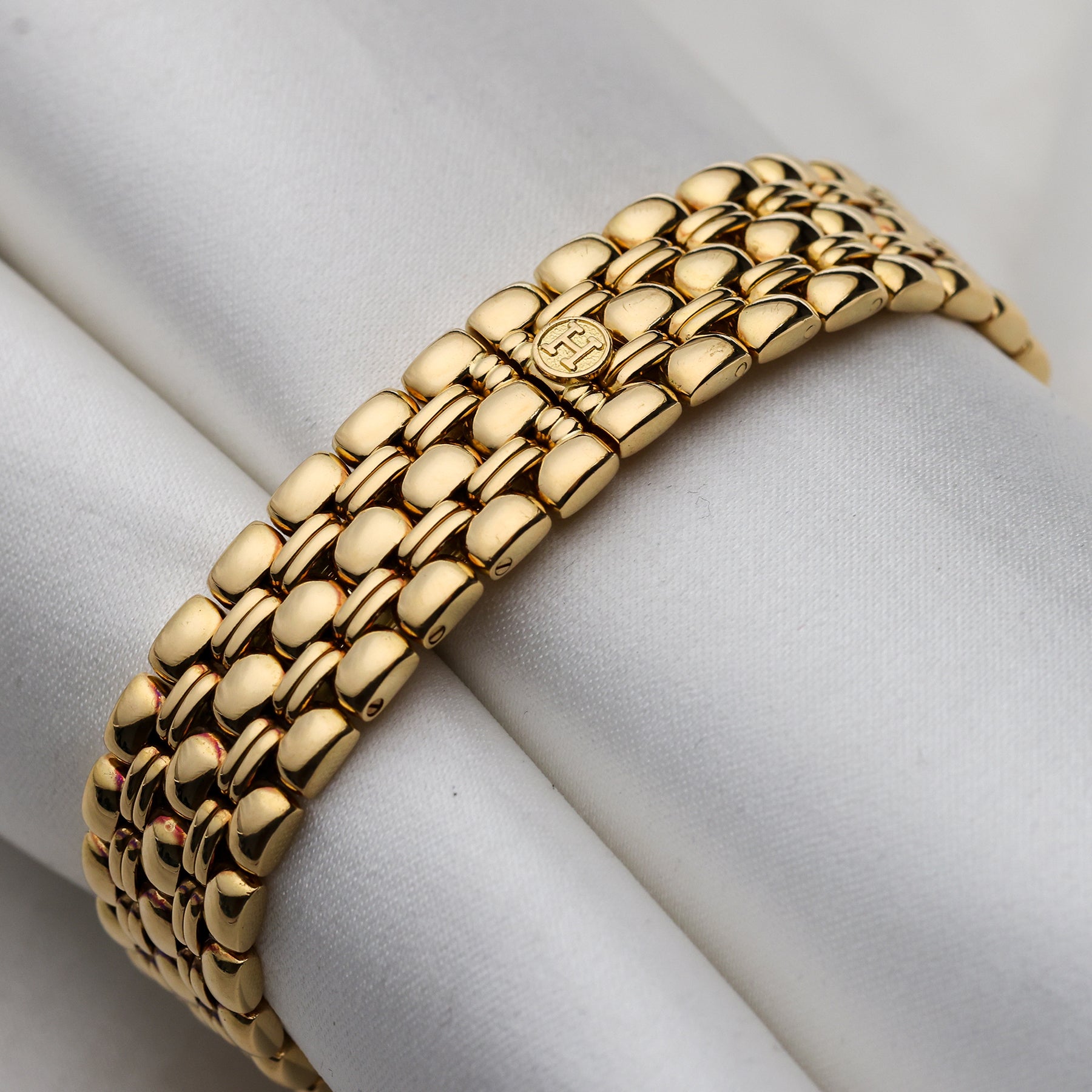 Hermes 18K Yellow Gold Second Hand Watch Collectors 7