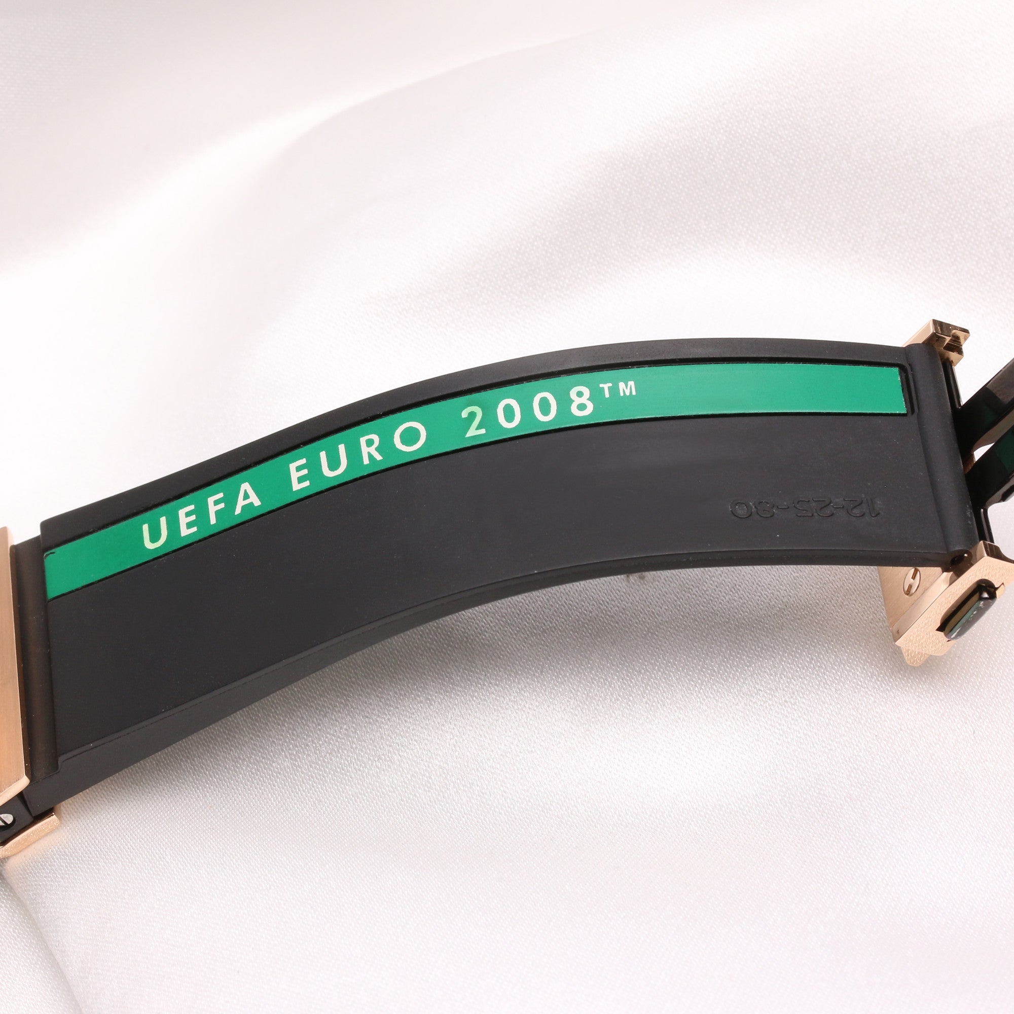 Hublot Big Bang Limited Edition Uefa Euro 2008 Ceramic & 18K Rose Gold Second Hand Watch Collectors 10