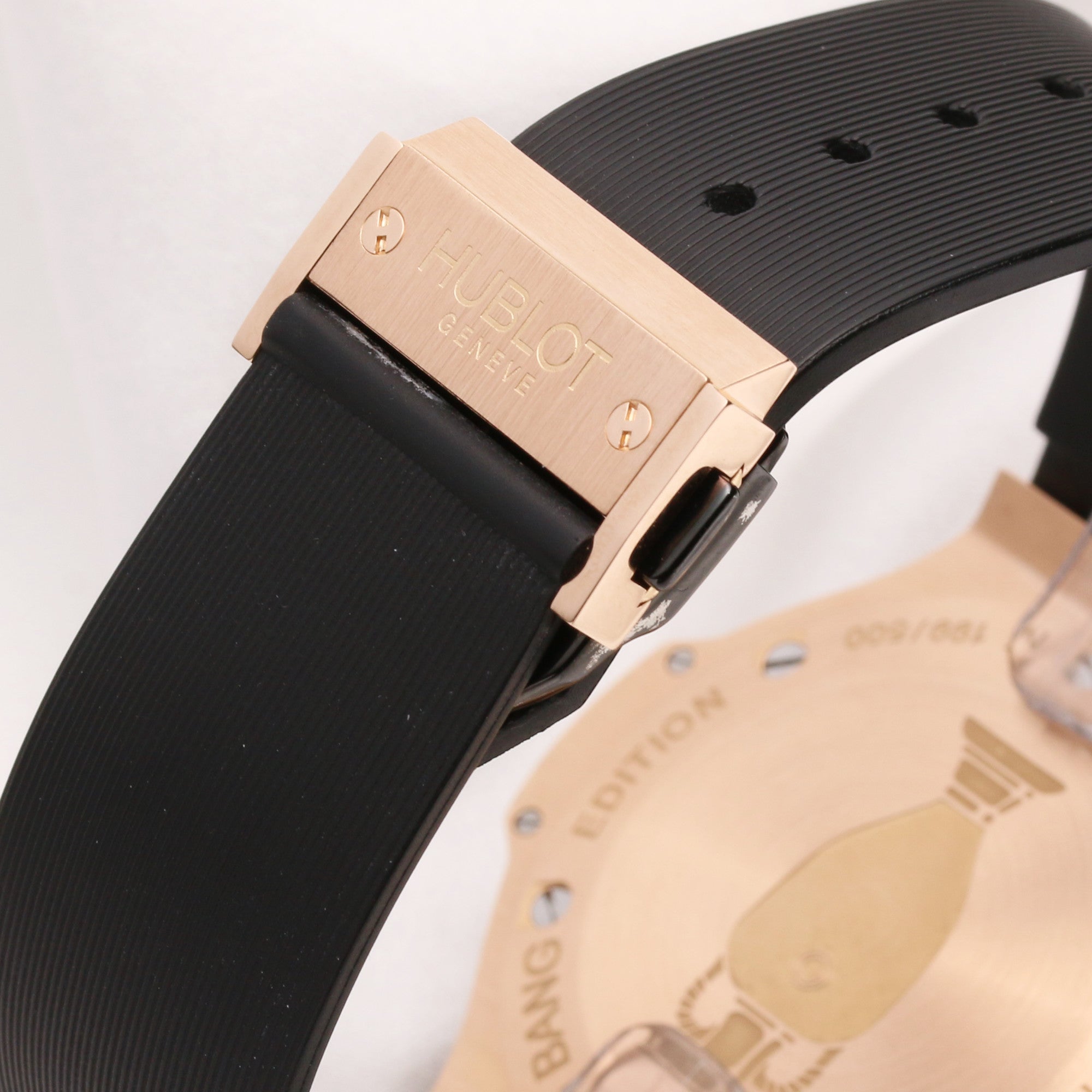 Hublot Big Bang Limited Edition Uefa Euro 2008 Ceramic & 18K Rose Gold Second Hand Watch Collectors 7