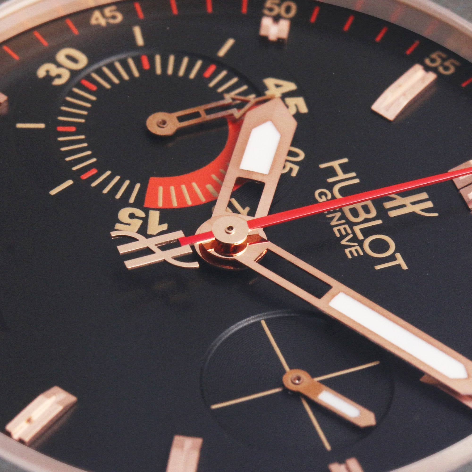 Hublot Big Bang Limited Edition Uefa Euro 2008 Ceramic & 18K Rose Gold Second Hand Watch Collectors 8