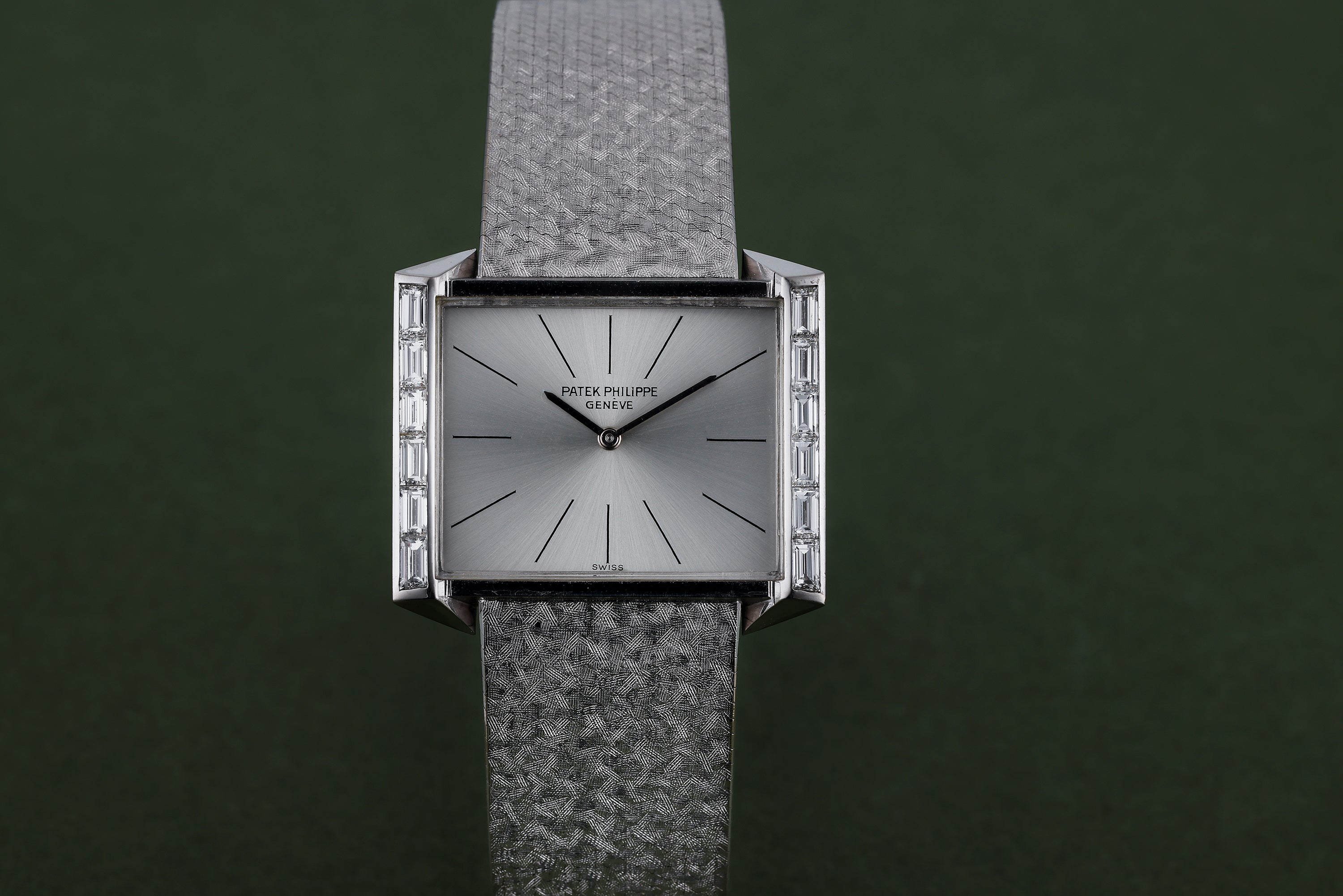 Patek Philippe Vintage Diamond Watch | REF. 3506/2 | 18k White Gold | Diamond Bezel | 29.5MM