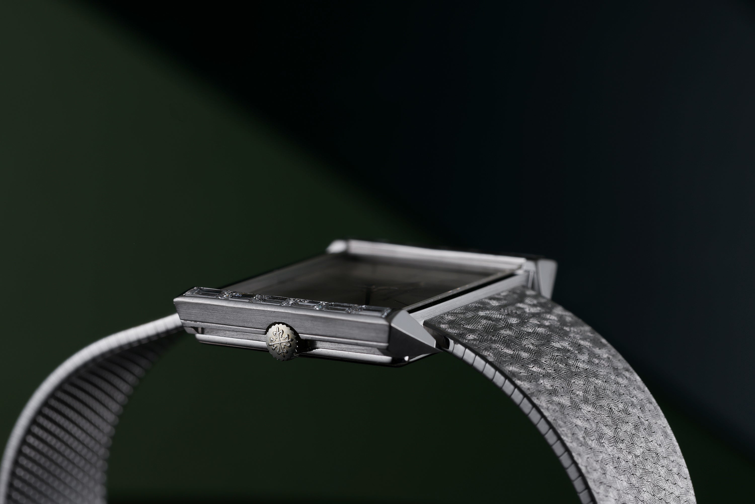 Patek Philippe Vintage Diamond Watch | REF. 3506/2 | 18k White Gold | Diamond Bezel | 29.5MM