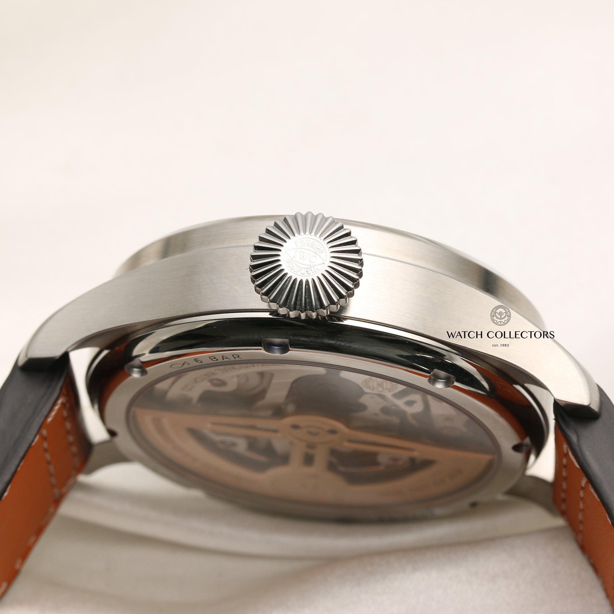 IWC Big Pilot Perpetual Calender Chronograph IW503801 Stainless Steel Second Hand Watch Collectors 6