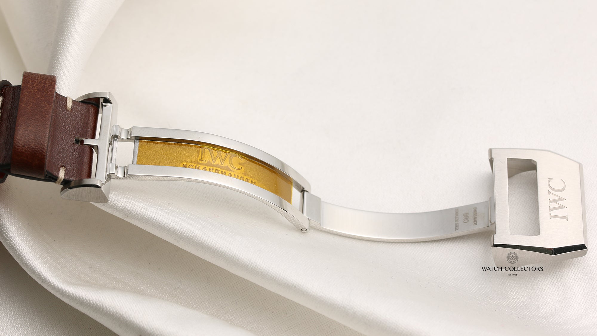 IWC Big Pilot Perpetual Calender Chronograph IW503801 Stainless Steel Second Hand Watch Collectors 9