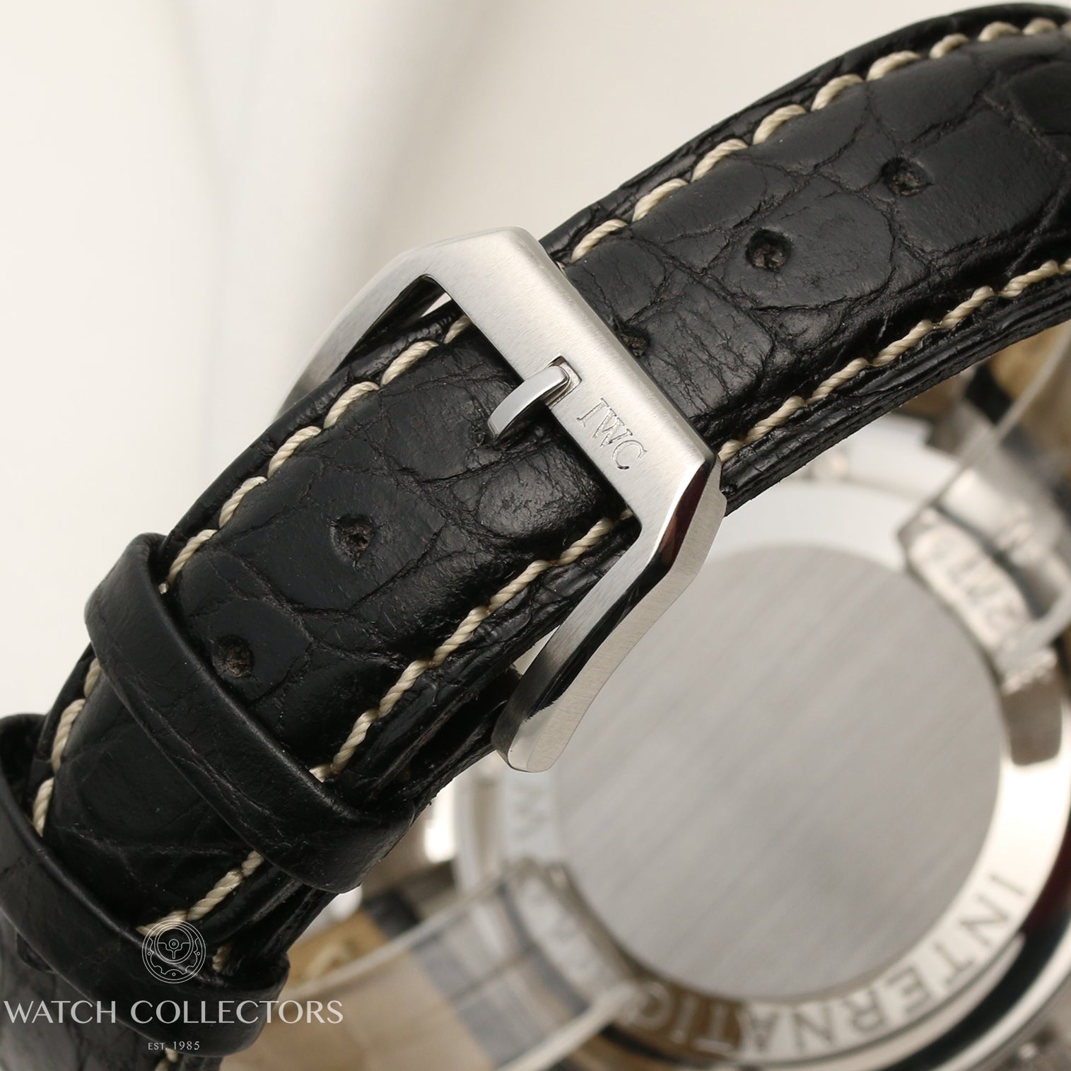 IWC Chronograph Stainless Steel Second Hand Watch Collectors 6