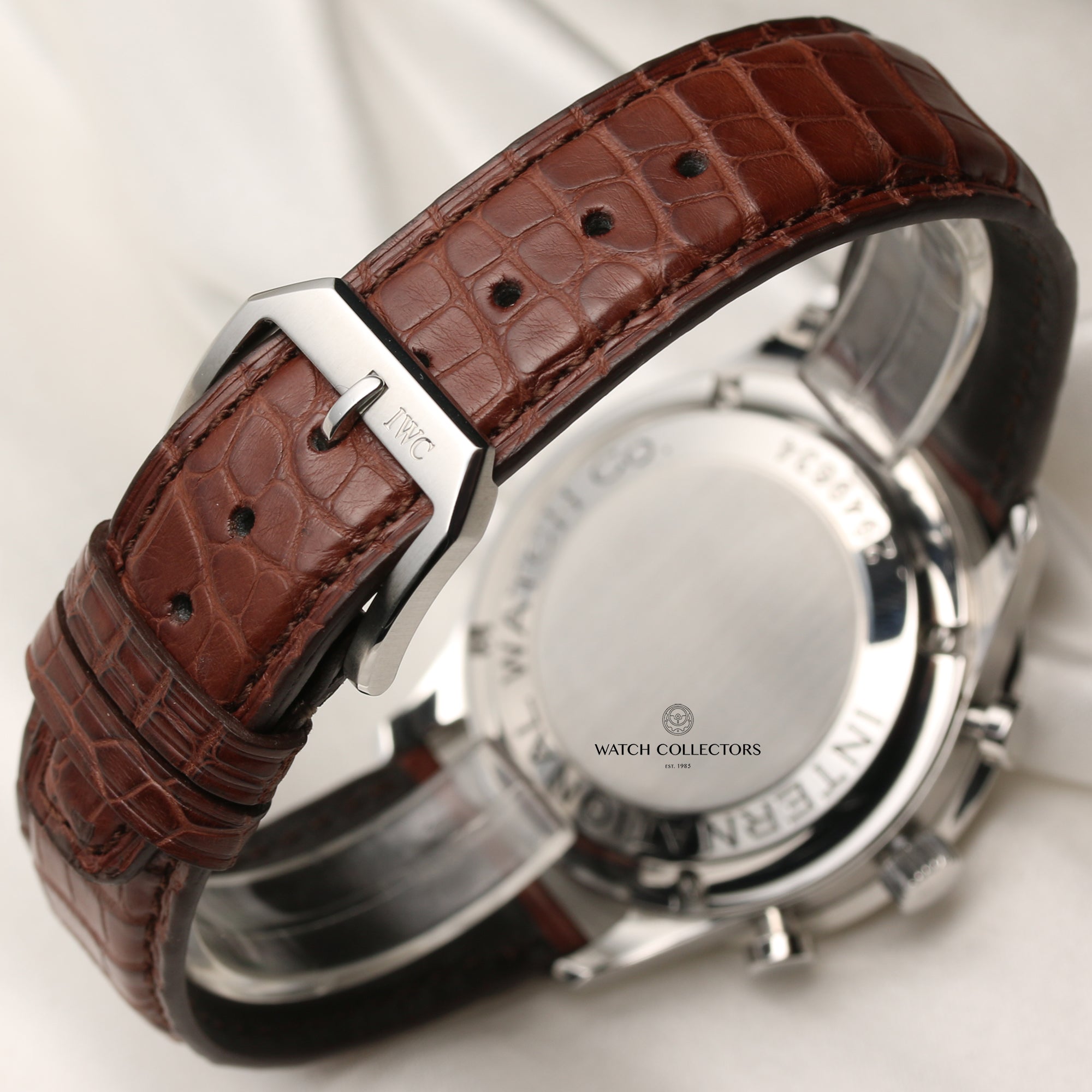 IWC Chronograph Stainless Steel Second hand Watch Collectors 8