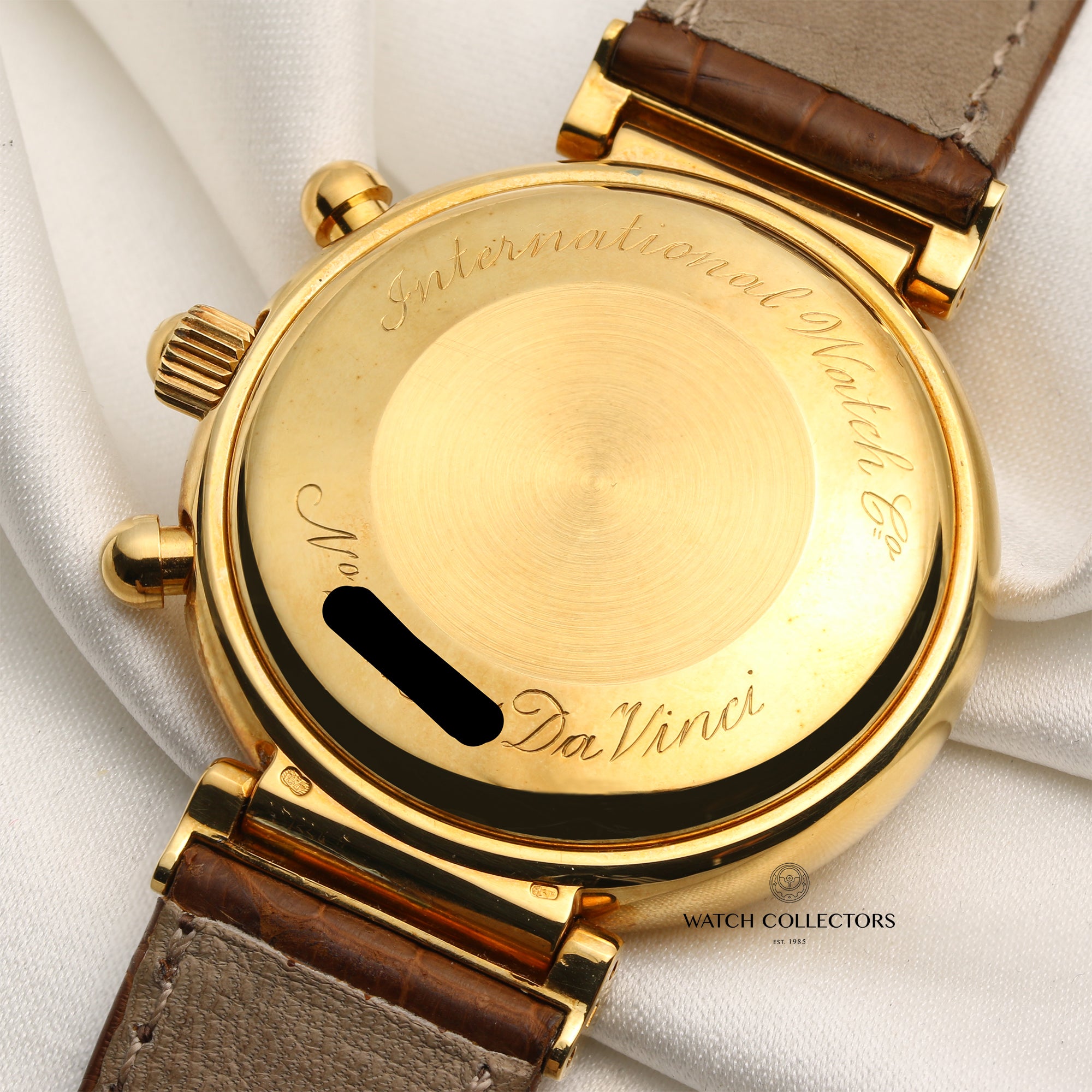 IWC Perpetual Calender 18K Yellow Gold Second Hand Watch Collectors 8