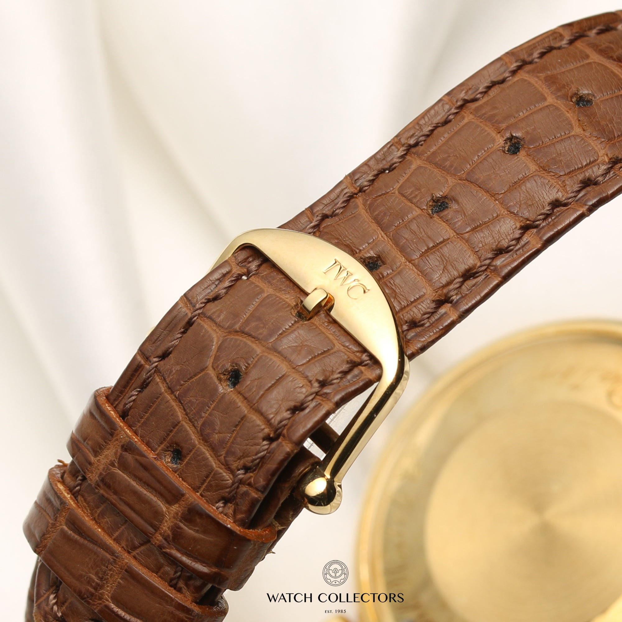 IWC Perpetual Calender 18K Yellow Gold Second Hand Watch Collectors 9