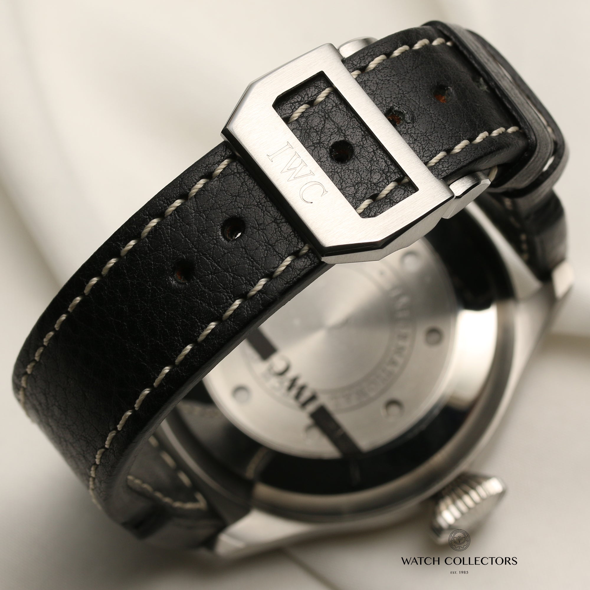 IWC Pilot Stainless Steel Second Hand Watch Collectors 6