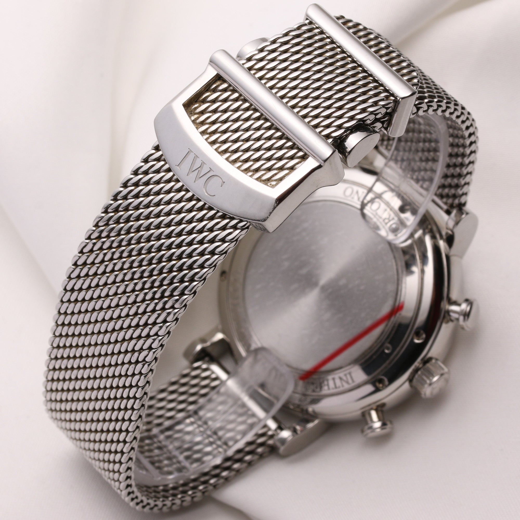 IWC Portofino Chronograph IW3910 Stainless Steel Second Hand Watch Collectors 5