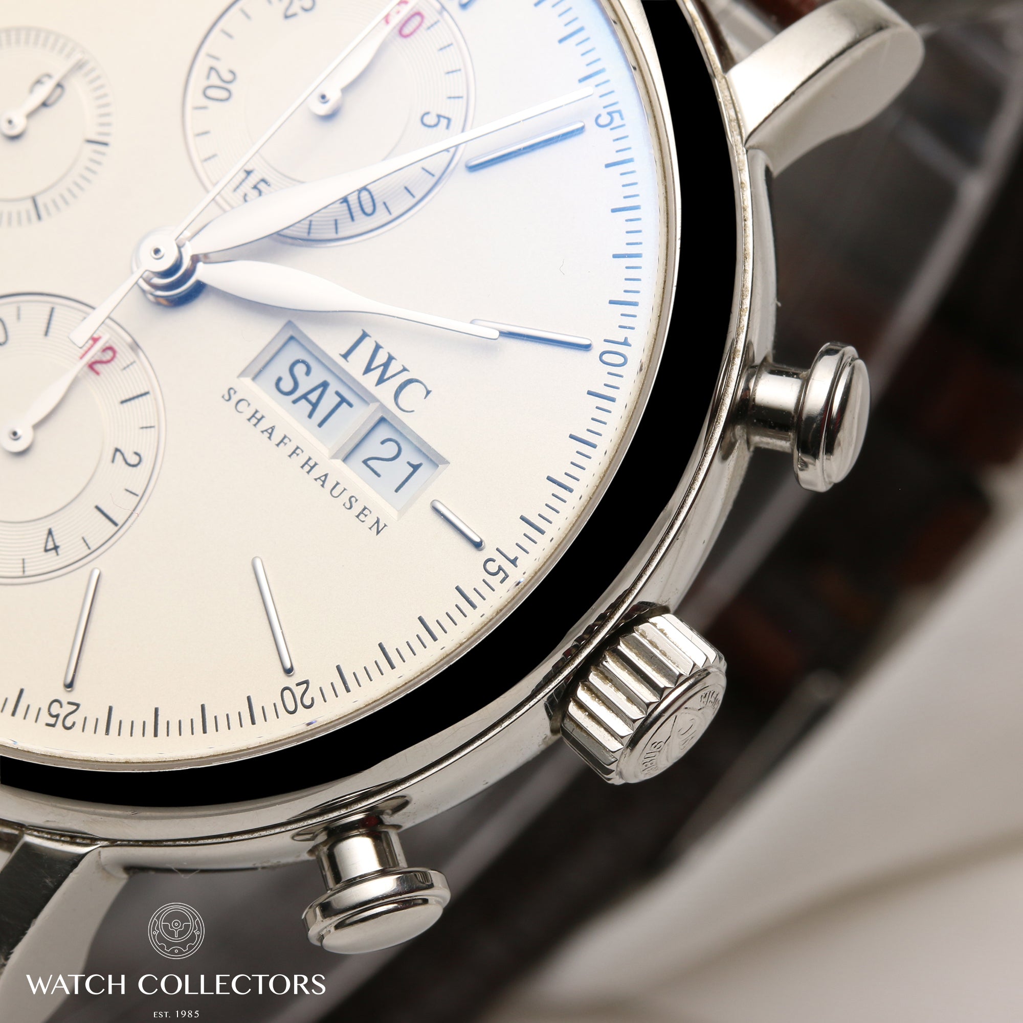 IWC-Portofino-Chronograph-IW391007-Stainless-Steel-Second-Hand-Watch-Collectors-5