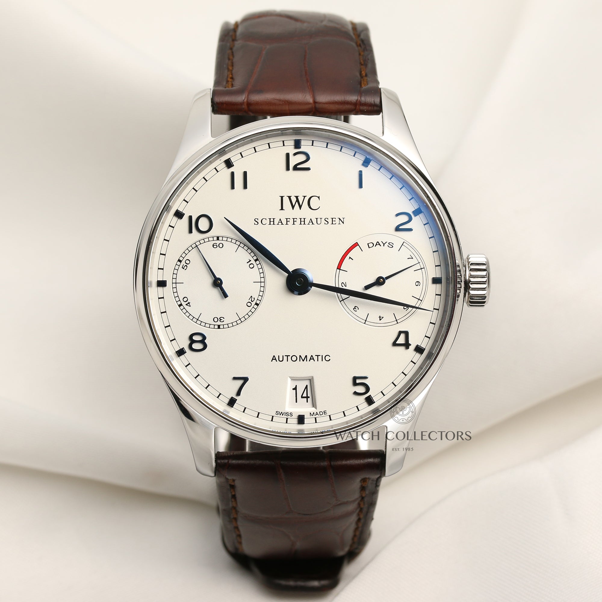 Full set IWC Portuguese Days Stainless Steel IW500107
