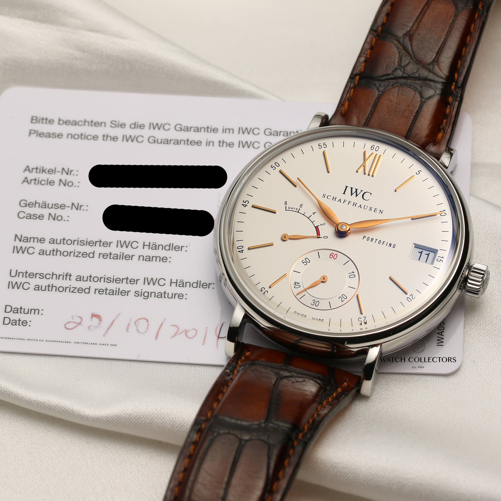 IWC Portofino Second Hand Watch Collectors 9