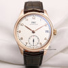 IWC-Portugese-Hand-Wound-Eight-Days-IW510204-18K-Rose-Gold-Second-Hand-Watch-Collectors-1