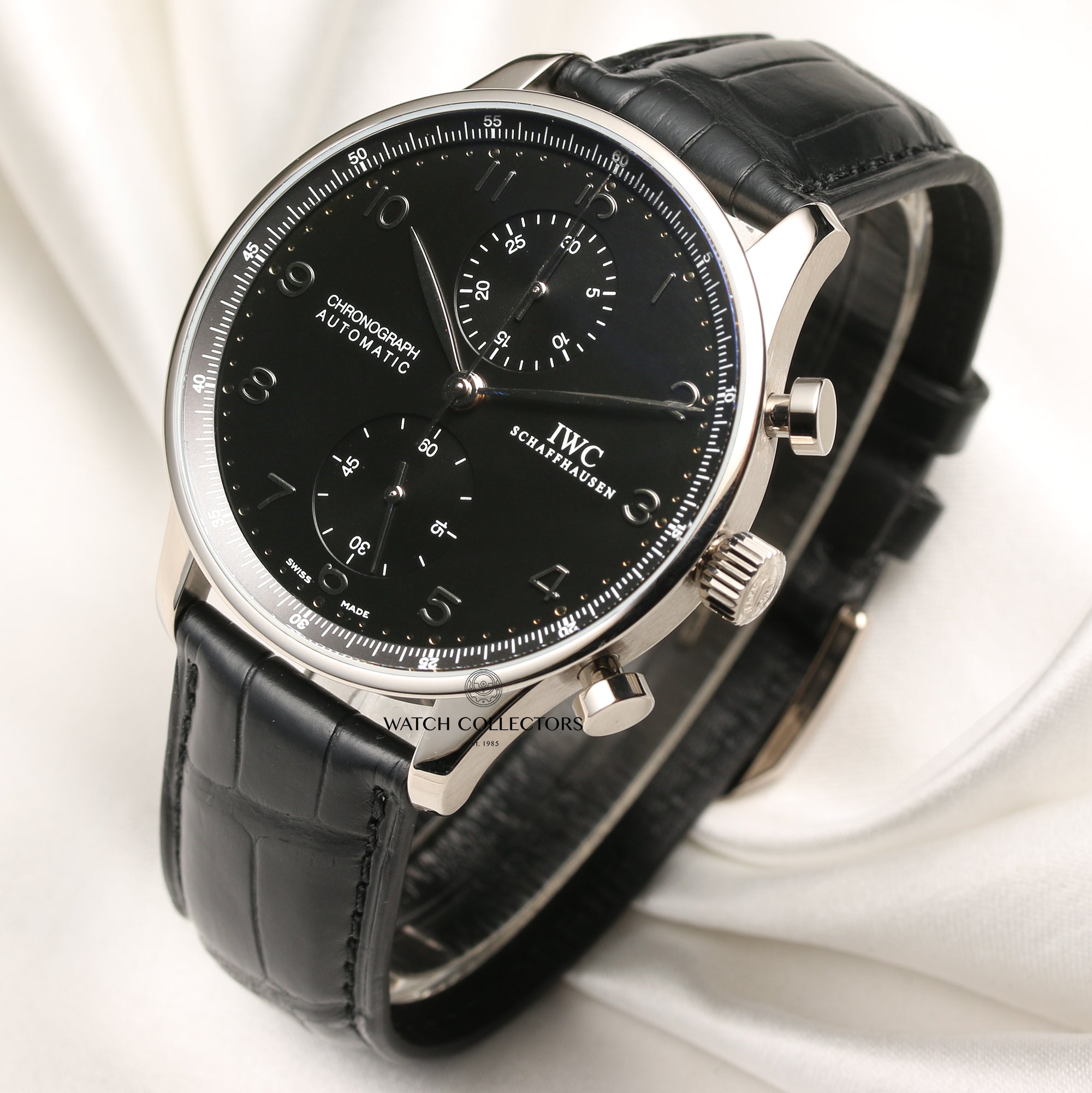 IWC Portuguese Chronograph IW371413 Stainless Steel Second Hand Watch Collectors 3