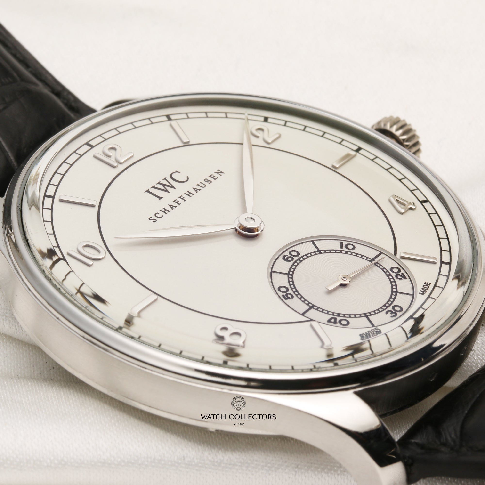 IWC Portuguese Platinum Second Hand Watch Collectors 5