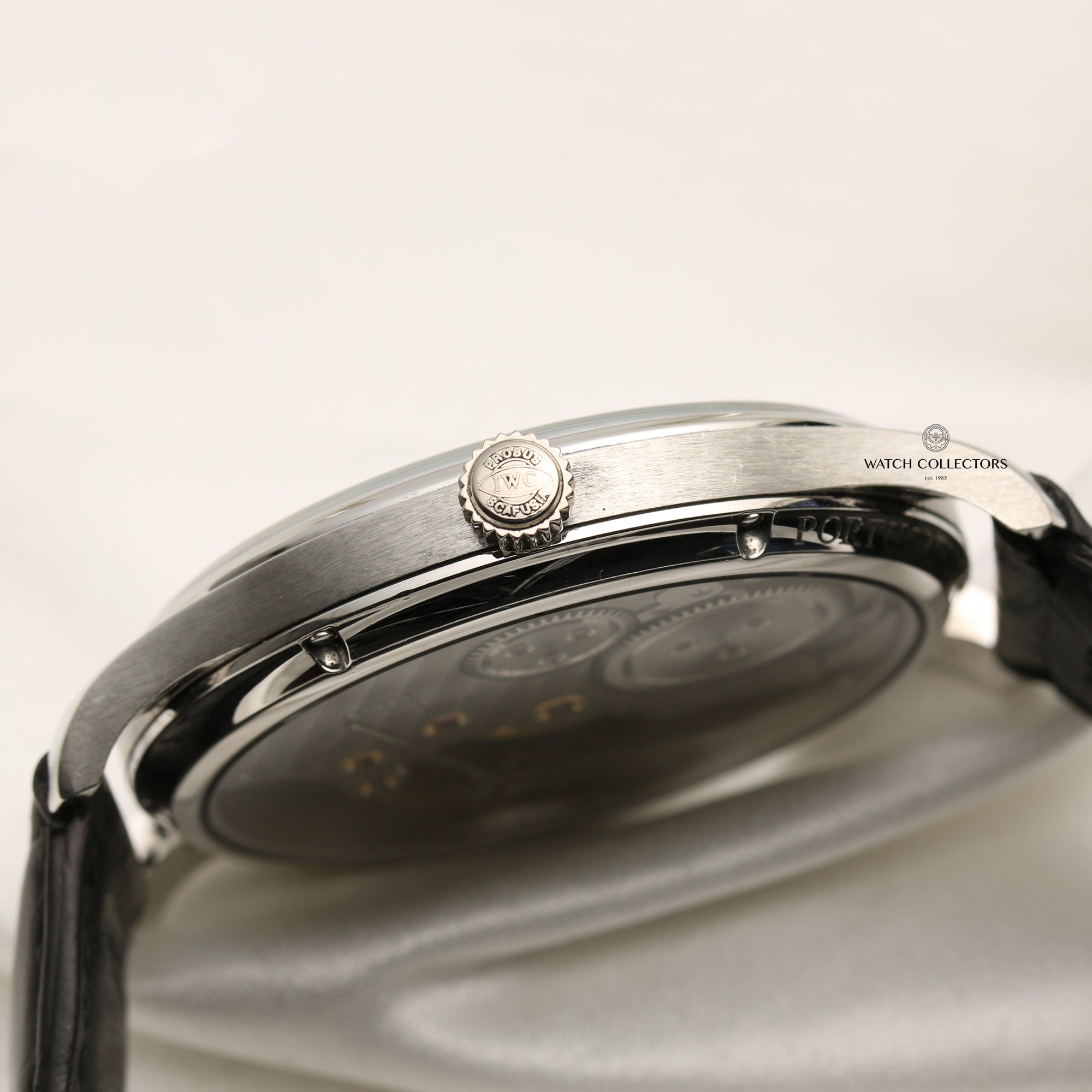 IWC Portuguese Platinum Second Hand Watch Collectors 6
