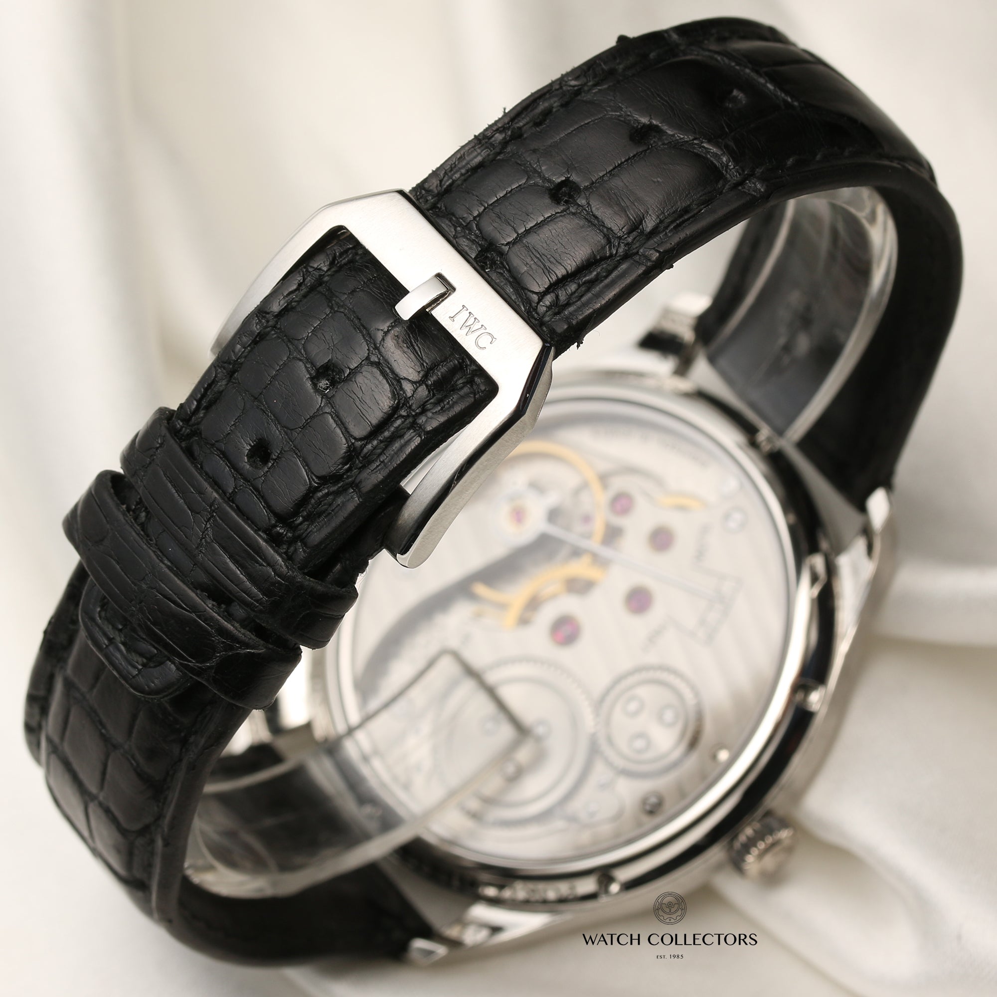 IWC Portuguese Platinum Second Hand Watch Collectors 7