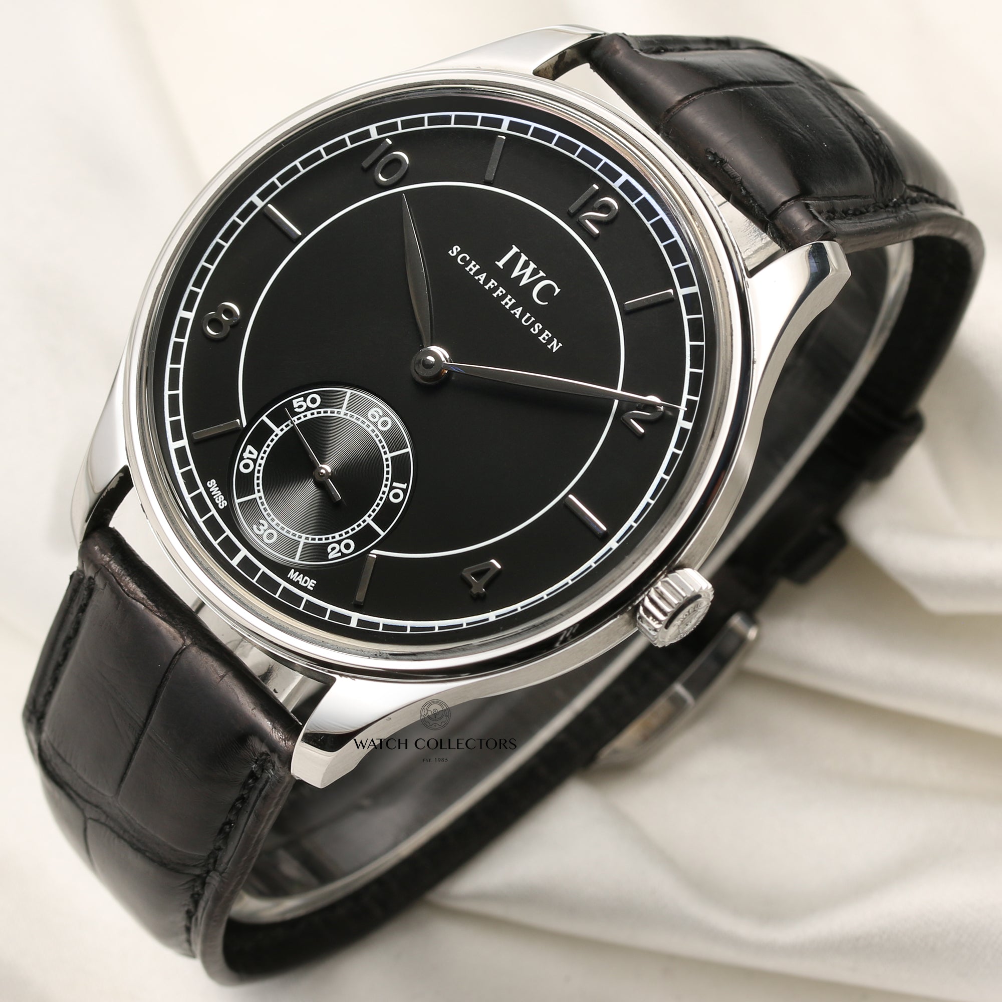 IWC Portuguese Stainless Steel Second Hand Watch Collectors 3