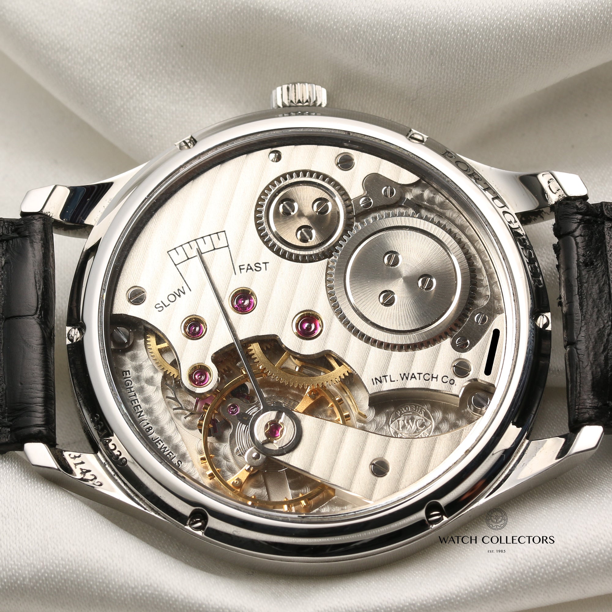 IWC Portuguese Stainless Steel Second Hand Watch Collectors 8