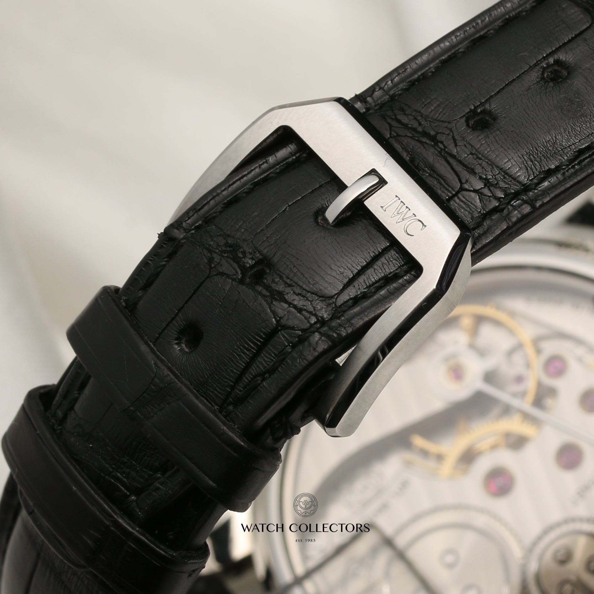 IWC Portuguese Stainless Steel Second Hand Watch Collectors 9