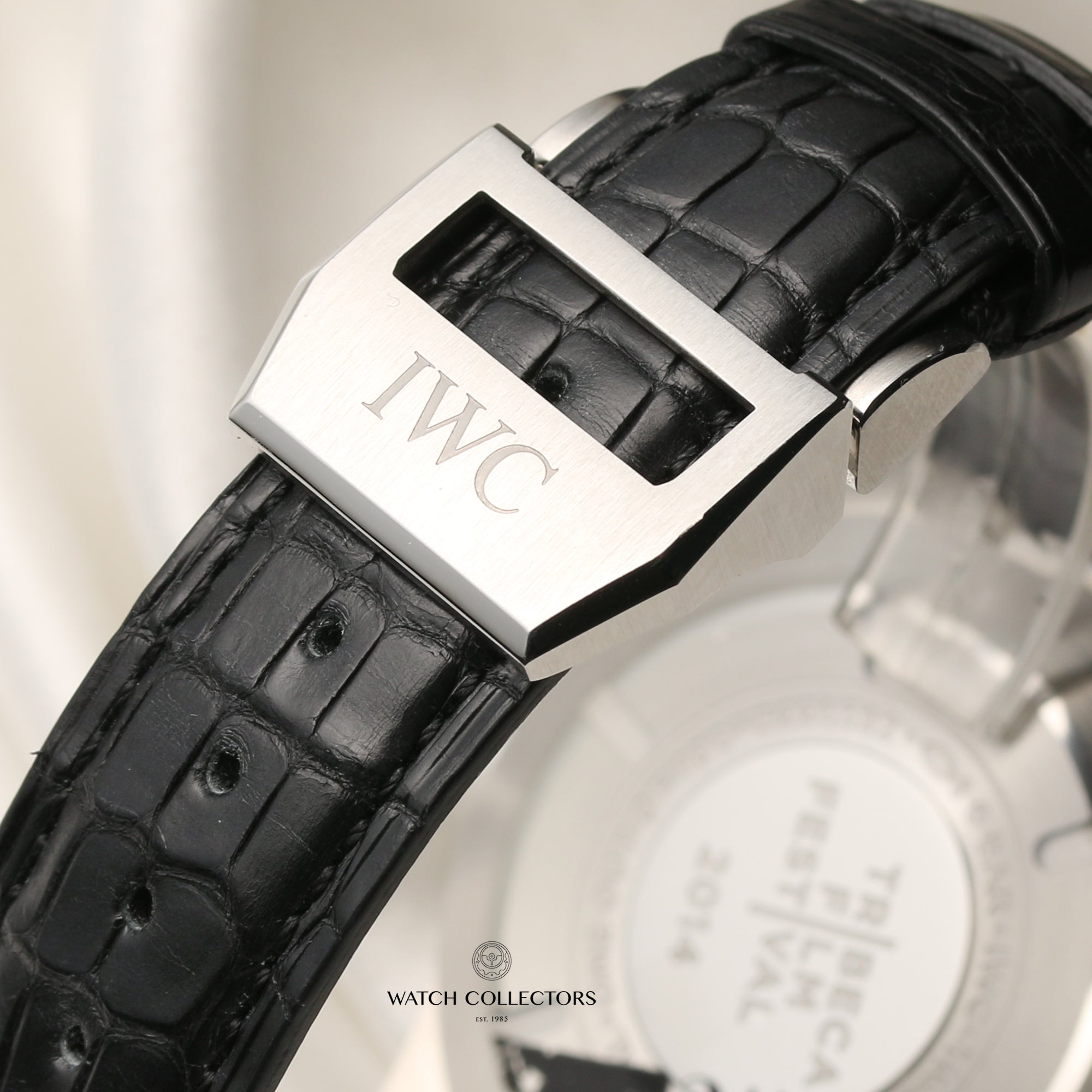 IWC Spitfire Chronograph IW3878-10 Tribeca Film Festival 2014 Stainless Steel Second Hand Watch Collectors 10