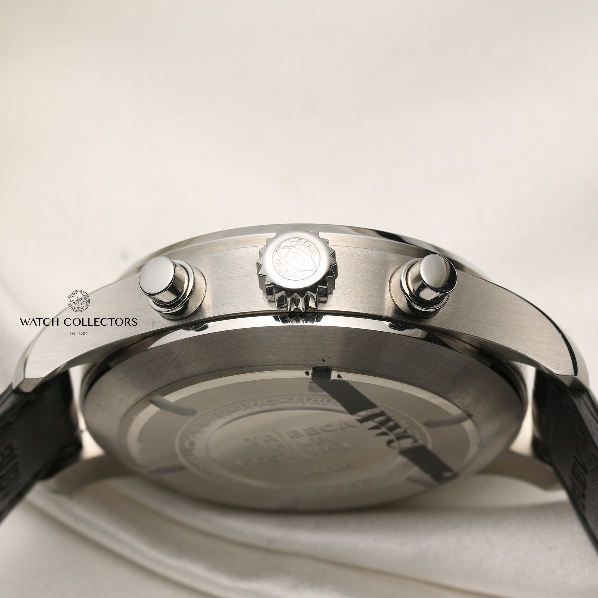 IWC Spitfire Chronograph IW3878-10 Tribeca Film Festival 2014 Stainless Steel Second Hand Watch Collectors 6